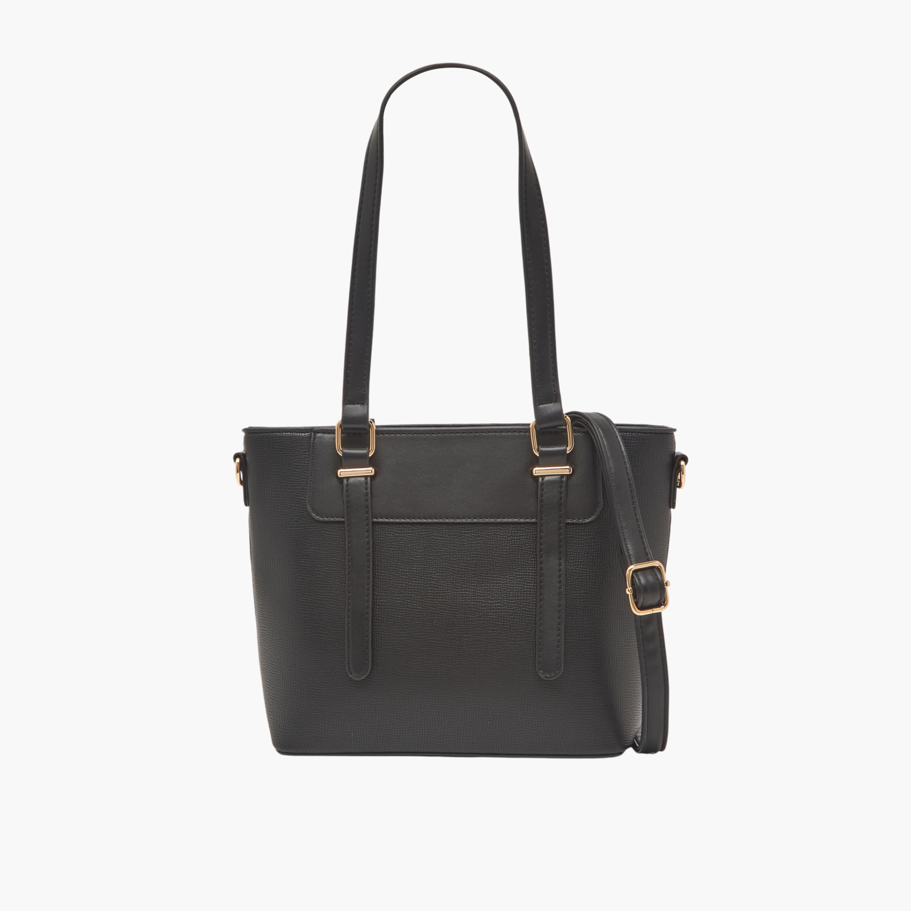Sasha Textured Tote Bag with Detachable Strap-women-bagsandwallets-handbags-image-1