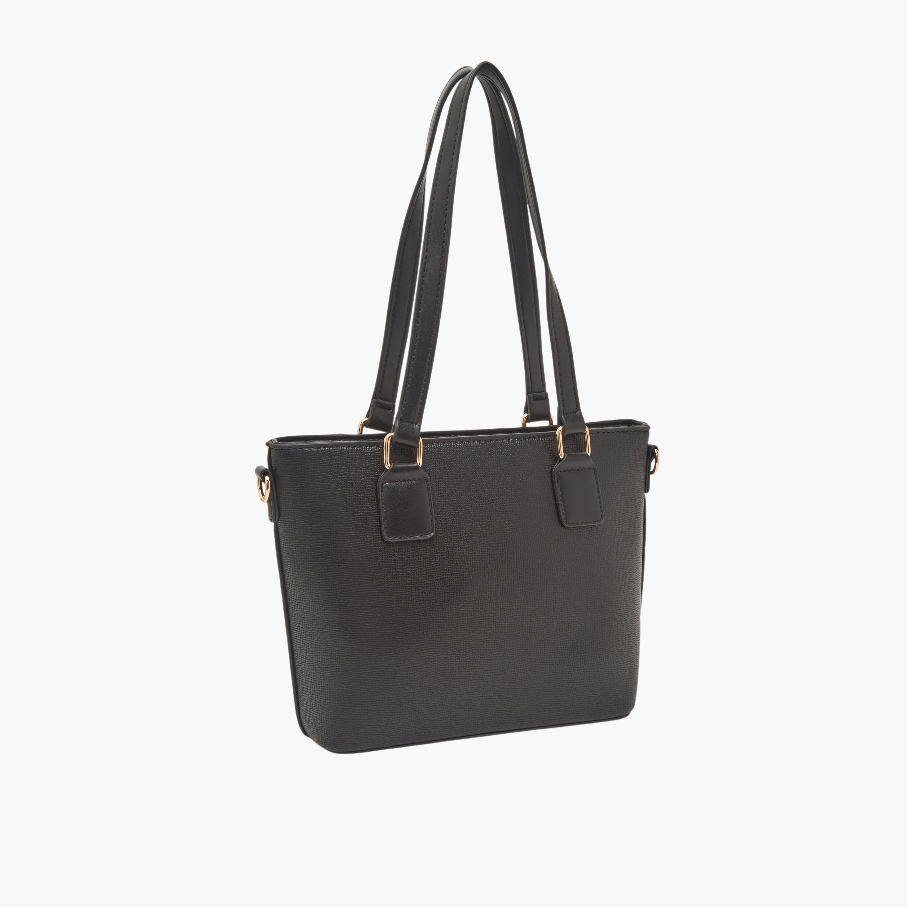 Sasha Textured Tote Bag with Detachable Strap-women-bagsandwallets-handbags-image-3