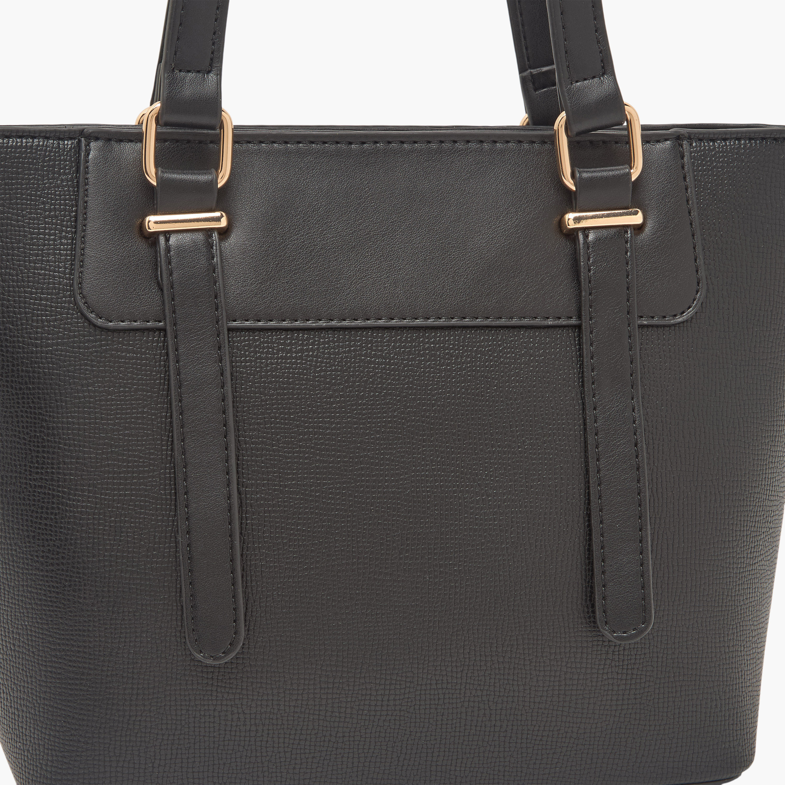 Sasha Textured Tote Bag with Detachable Strap-women-bagsandwallets-handbags-image-4