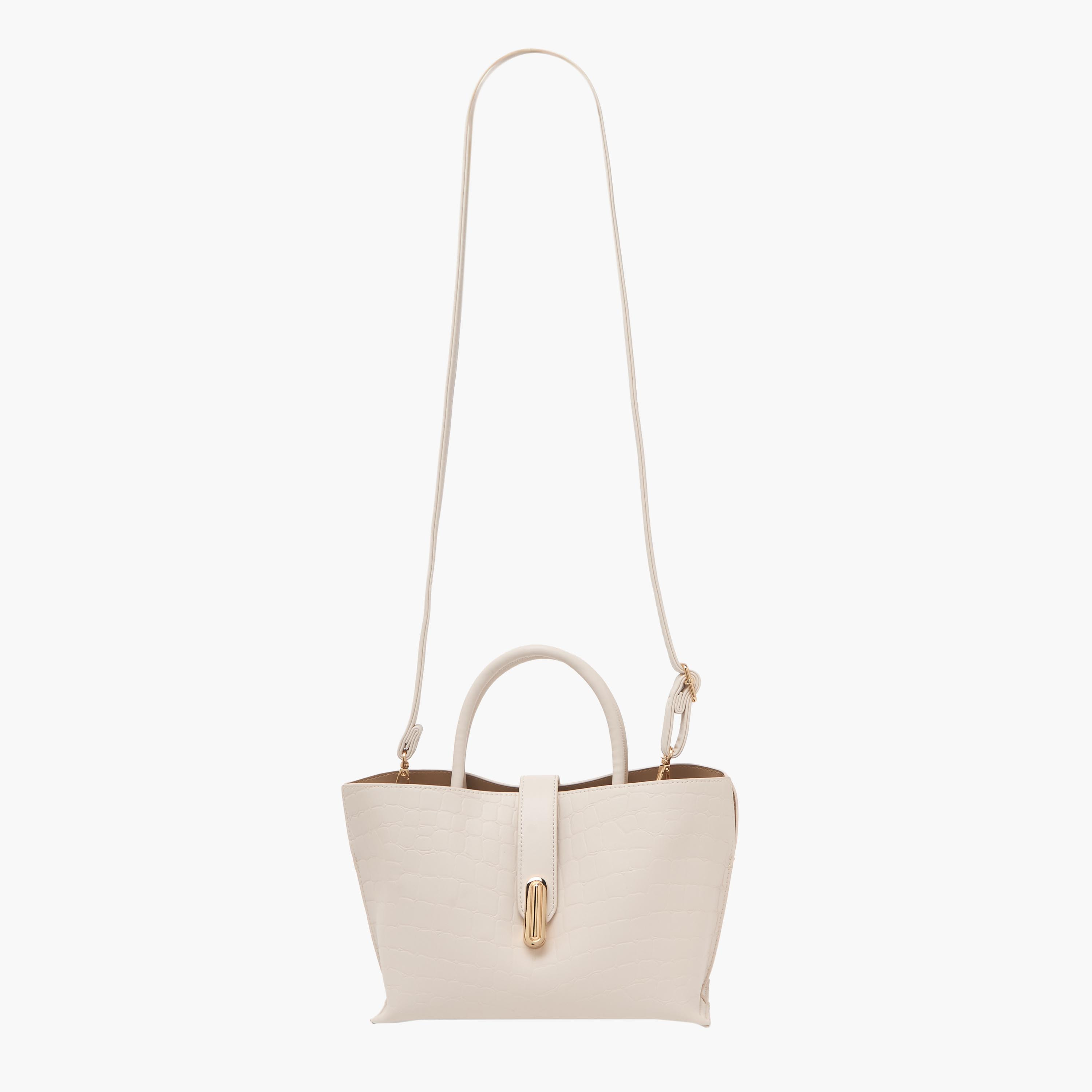 Sasha Textured Tote Bag with Adjustable Strap-women-bagsandwallets-handbags-image-2
