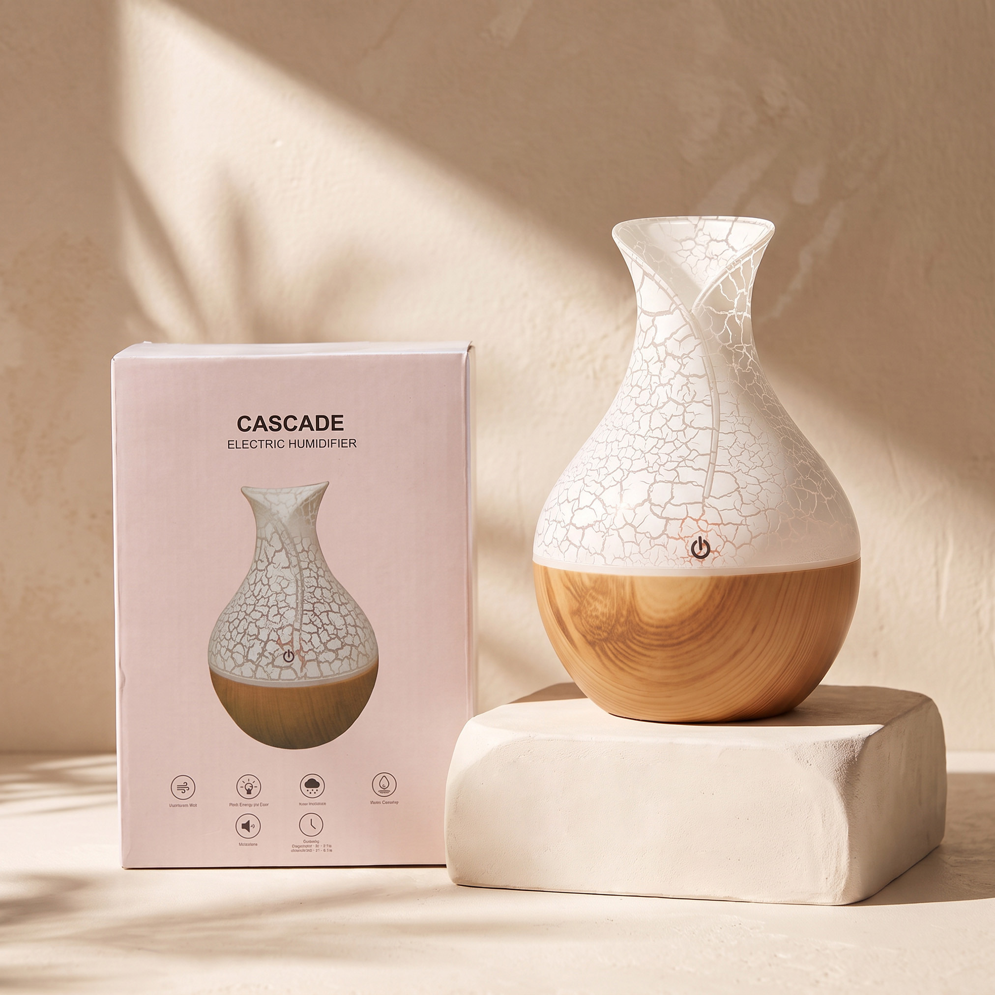 Cascade Electric Humidifier - 200 ml-household-homefragrance-airrevitalisersandhumidifiers-image-5