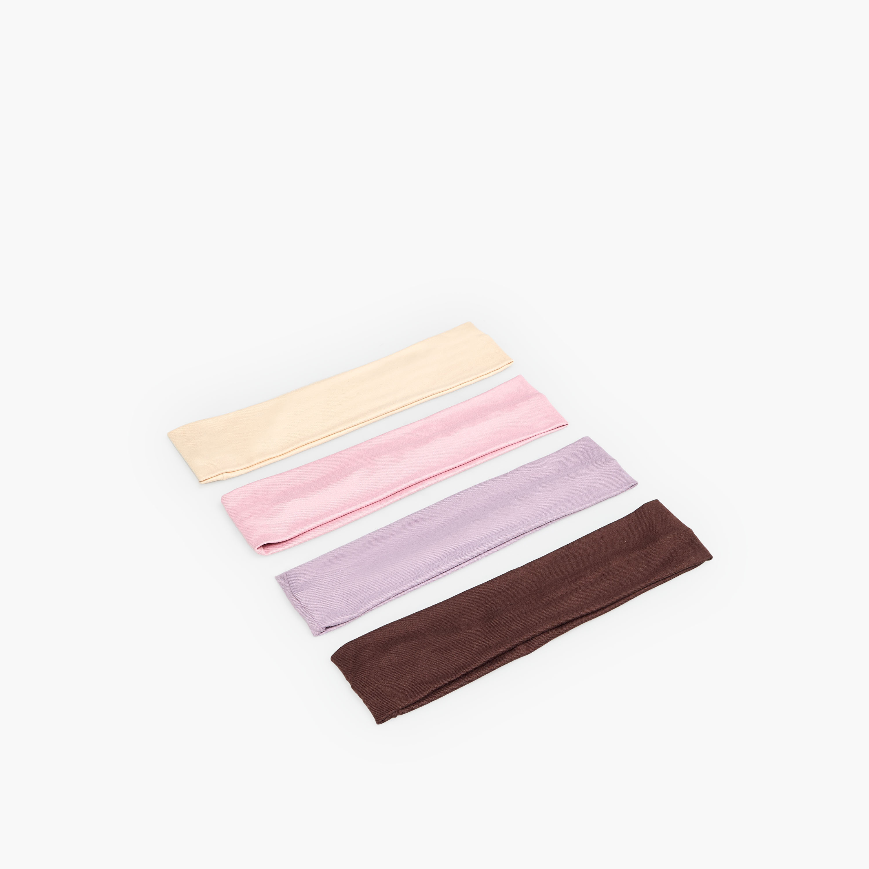 طقم شرائط شعر سادة 4 قطع-beautyandpersonalcare-hair-stylingtools-hairbrushesandcombs-image-2