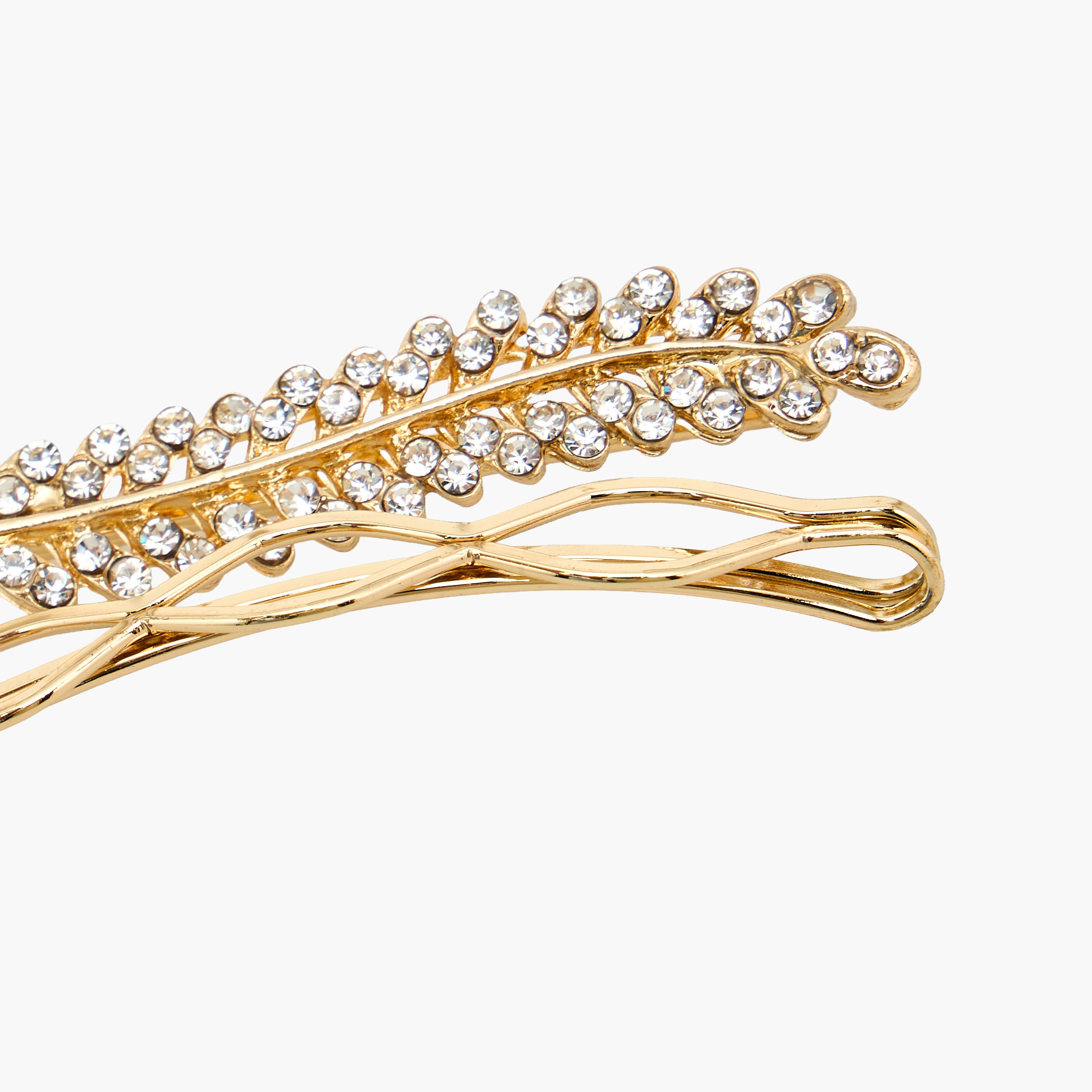 دبابيس شعر بتزيينات - عبوة من 4 قطع-women-hairaccessories-clips-image-5