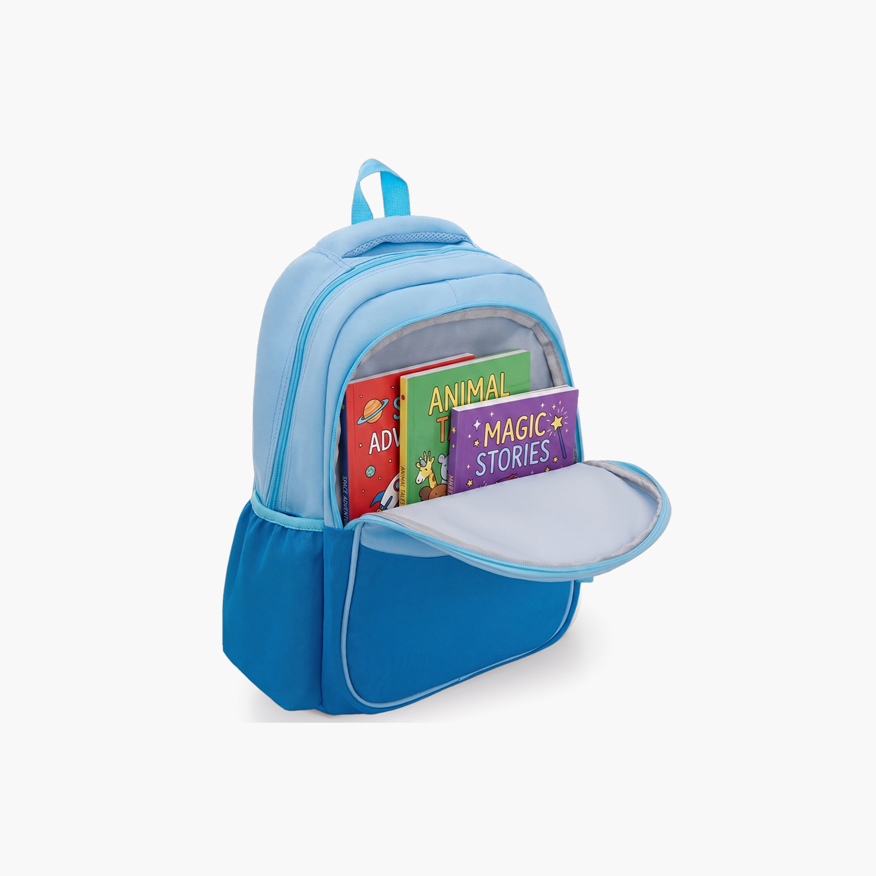 Eazy Kids Lightweight School Bag with Laptop Sleeve - Fearless - Blue - 15.3 Inch-school-bagsandbackpacks-backpacks-image-10
