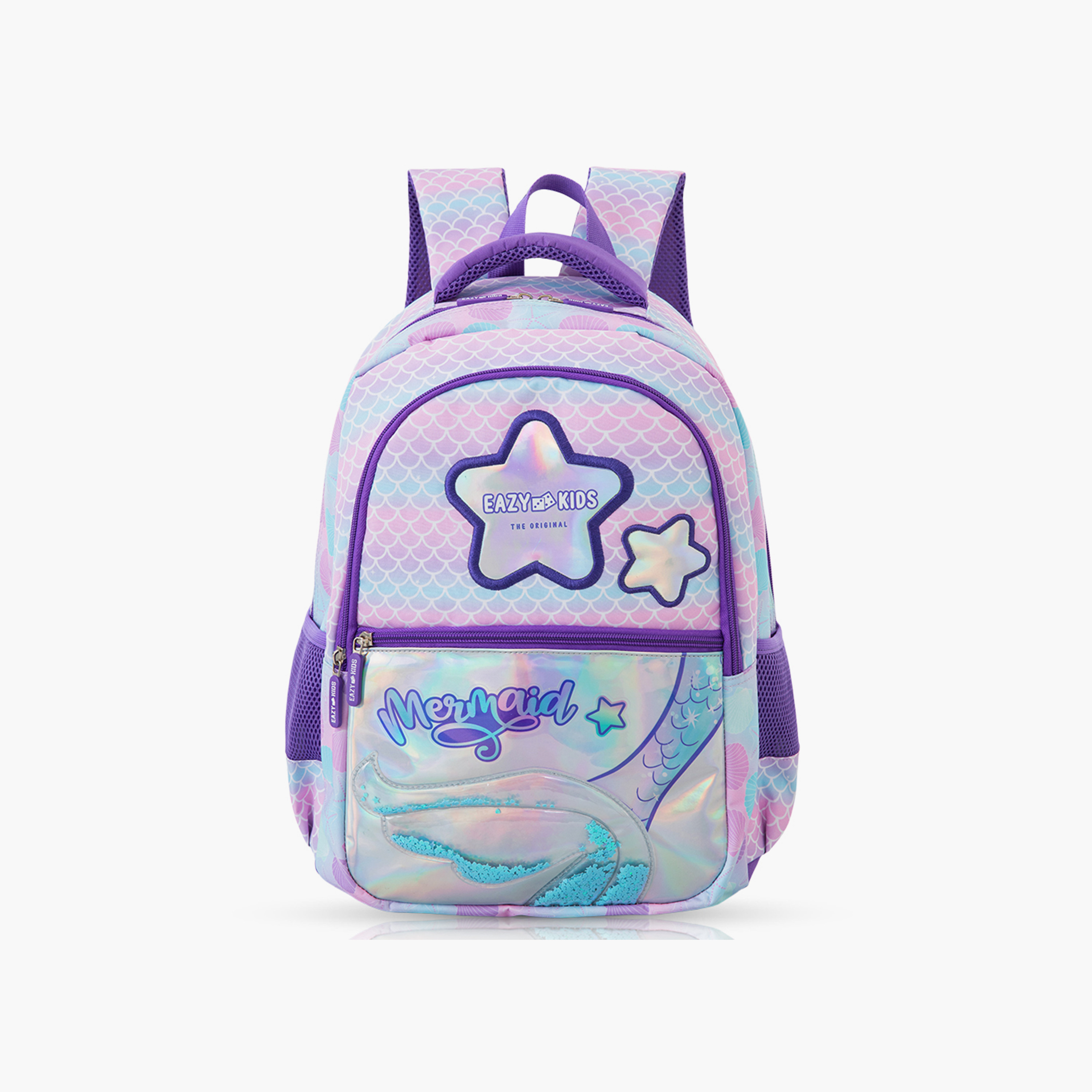 Eazy Kids 3-Piece Trolley Compatible School Bag Set with Laptop Compartment - Purple - 16-Inch-school-bagsandbackpacks-backpacks-image-9