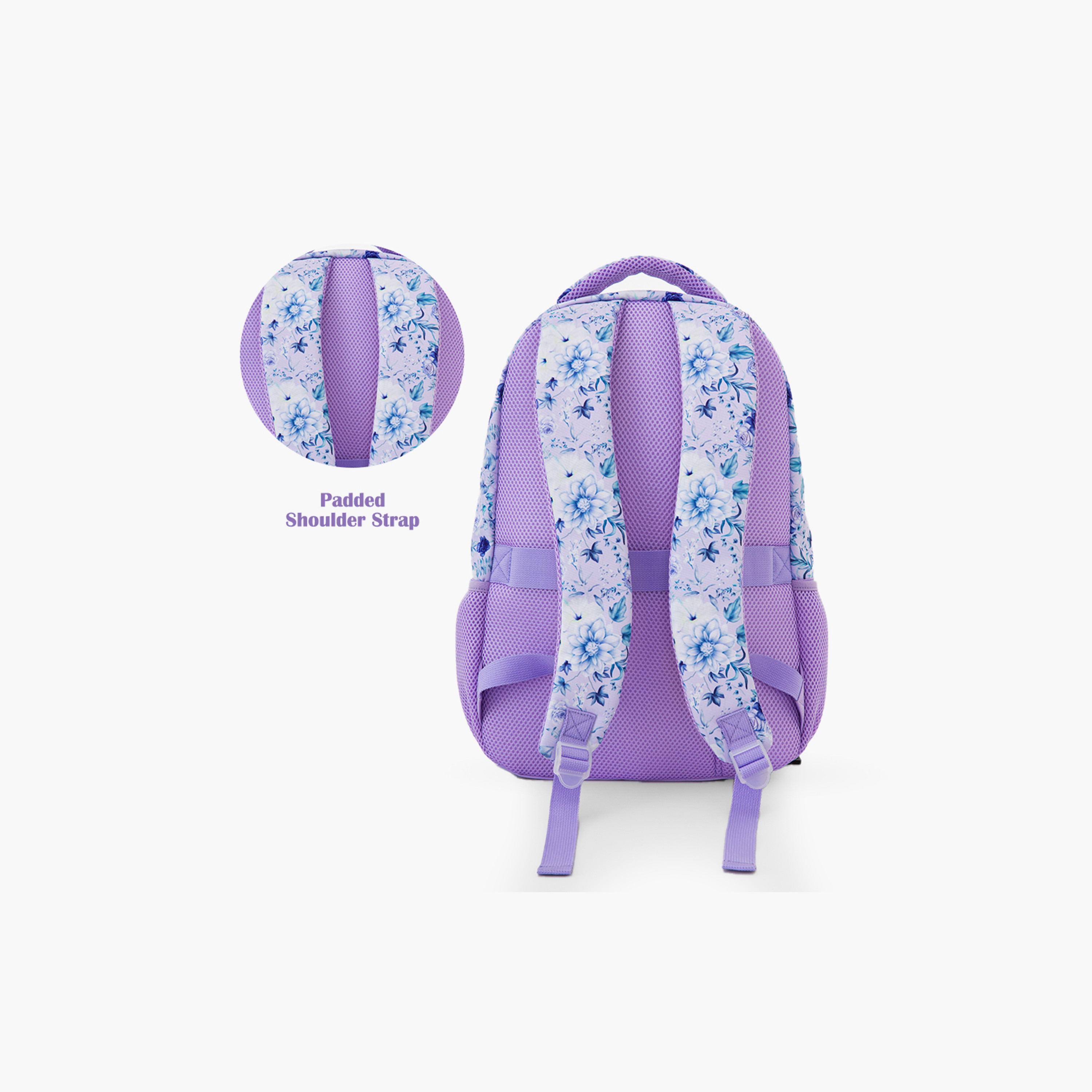 Eazy Kids 3-Piece School Bag Set with Laptop Compartment - Purple - 18 Inch-school-bagsandbackpacks-backpacks-image-13