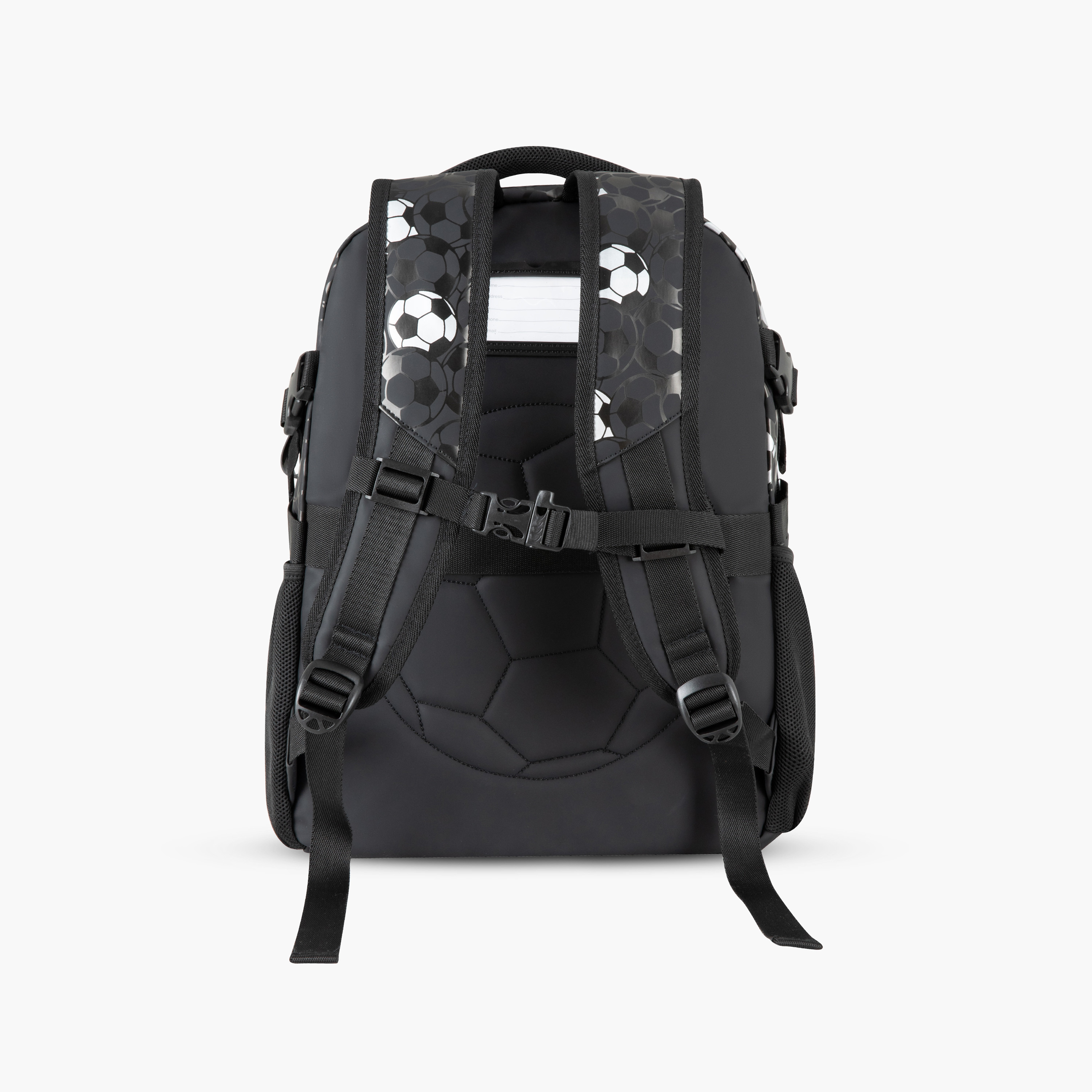 حقيبة ظهر بنمط لاعب كرة قدم مع كرة قدم مجانية بلون أسود من إيزي كيدز-school-bagsandbackpacks-backpacks-image-8