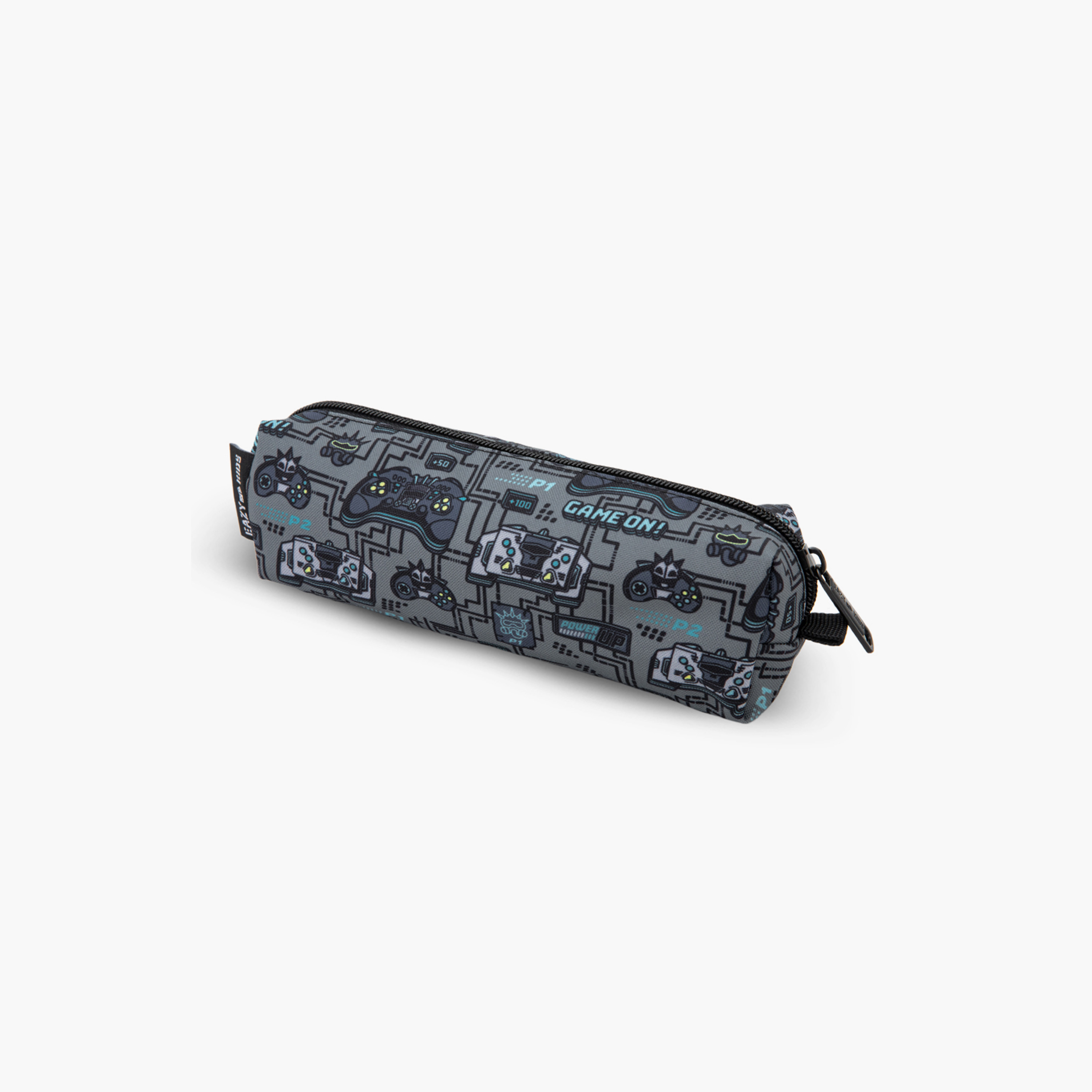 Eazy Kids 3-Piece Trolley School Bag with Lunch Bag & Pencil Case - Gamer - Grey - 17 Inch-school-bagsandbackpacks-backpacks-image-4