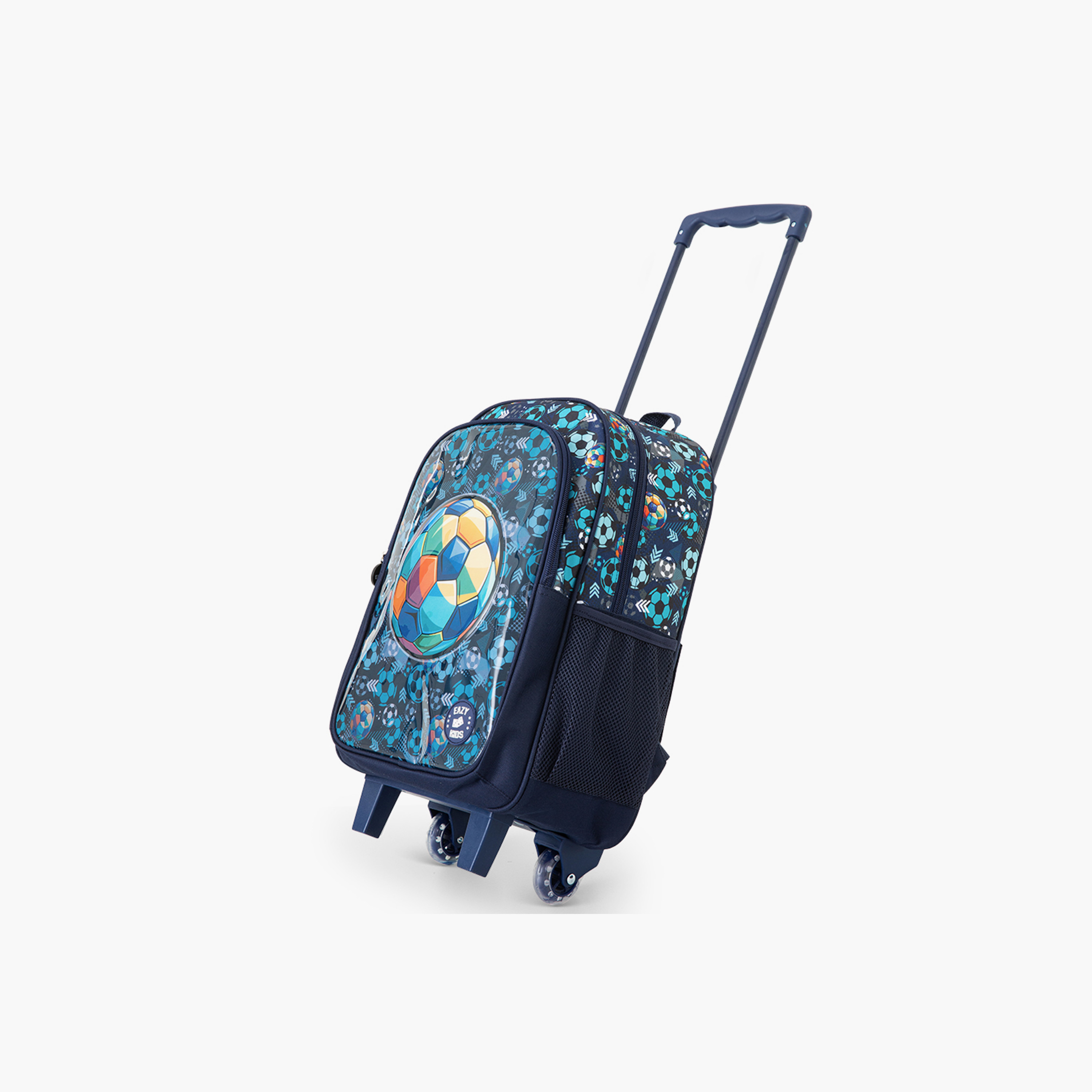 Eazy Kids 5-Piece Trolley School Bag Set with Wheels - Soccer Blue - 17 Inch-school-bagsandbackpacks-backpacks-image-11
