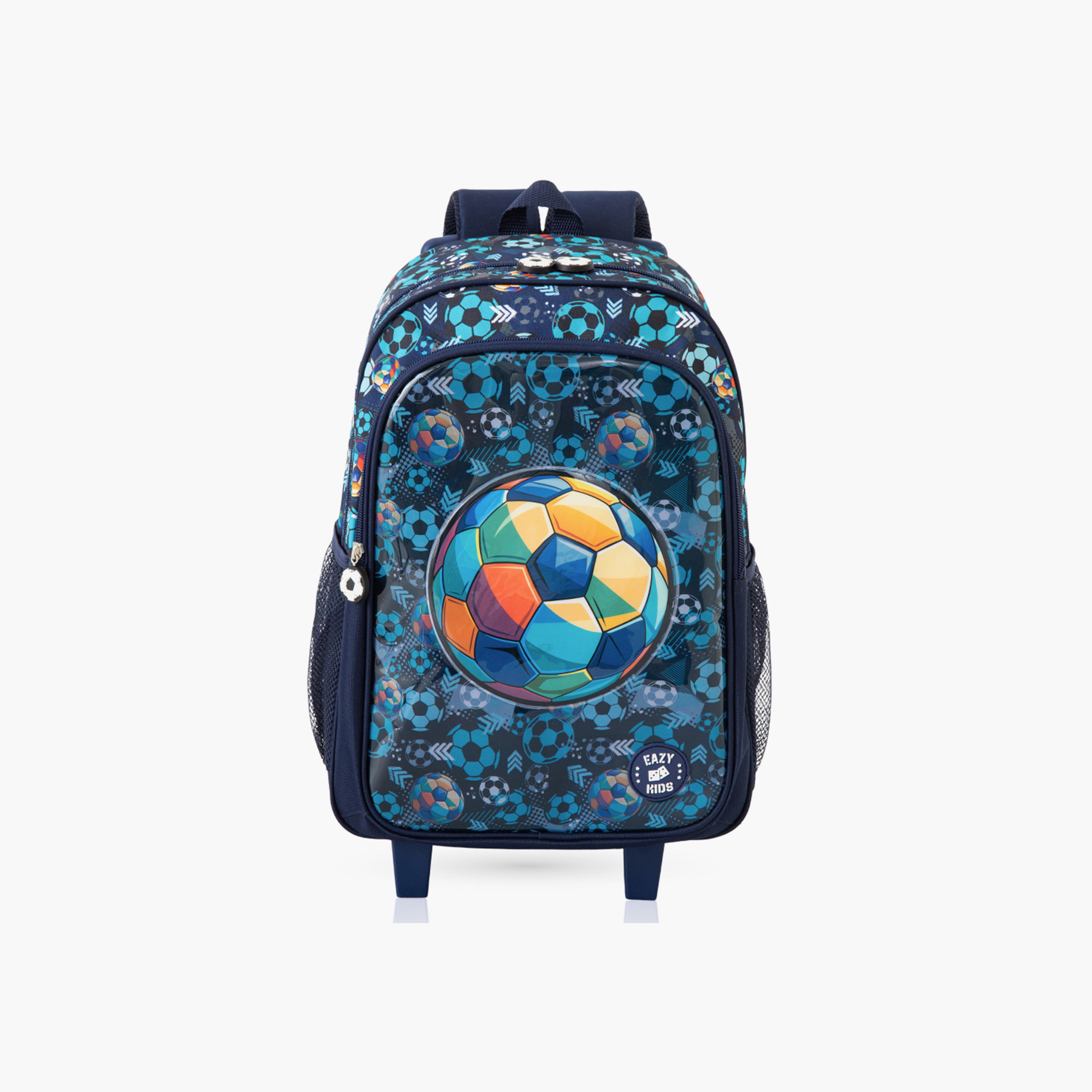 Eazy Kids 5-Piece Trolley School Bag Set with Wheels - Soccer Blue - 17 Inch-school-bagsandbackpacks-backpacks-image-13