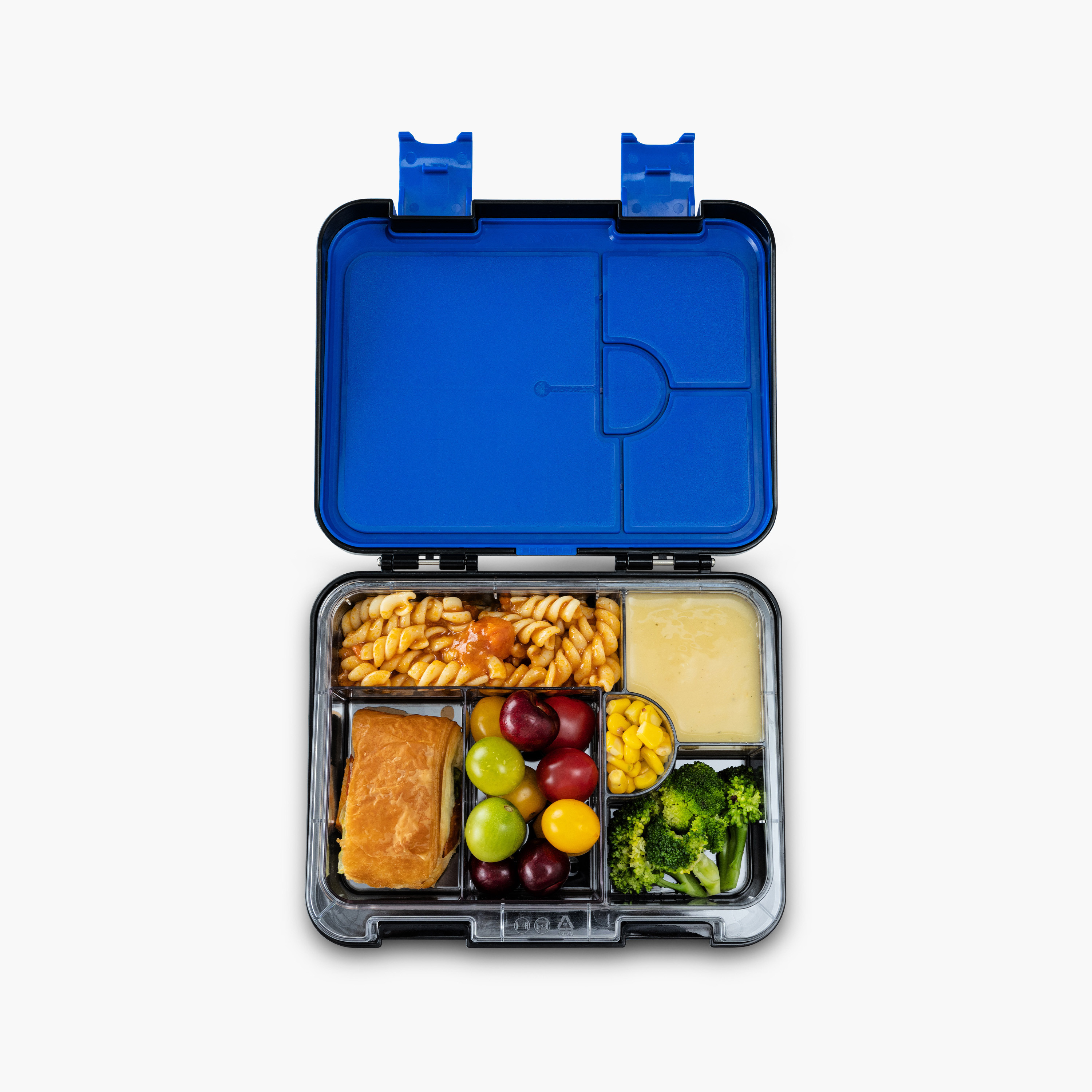 Eazy Kids 2-In-1 Convertible Bento Lunch Box with Steel Spoon & Fork Set - Gamer Black-school-lunchessentials-lunchboxes-image-13