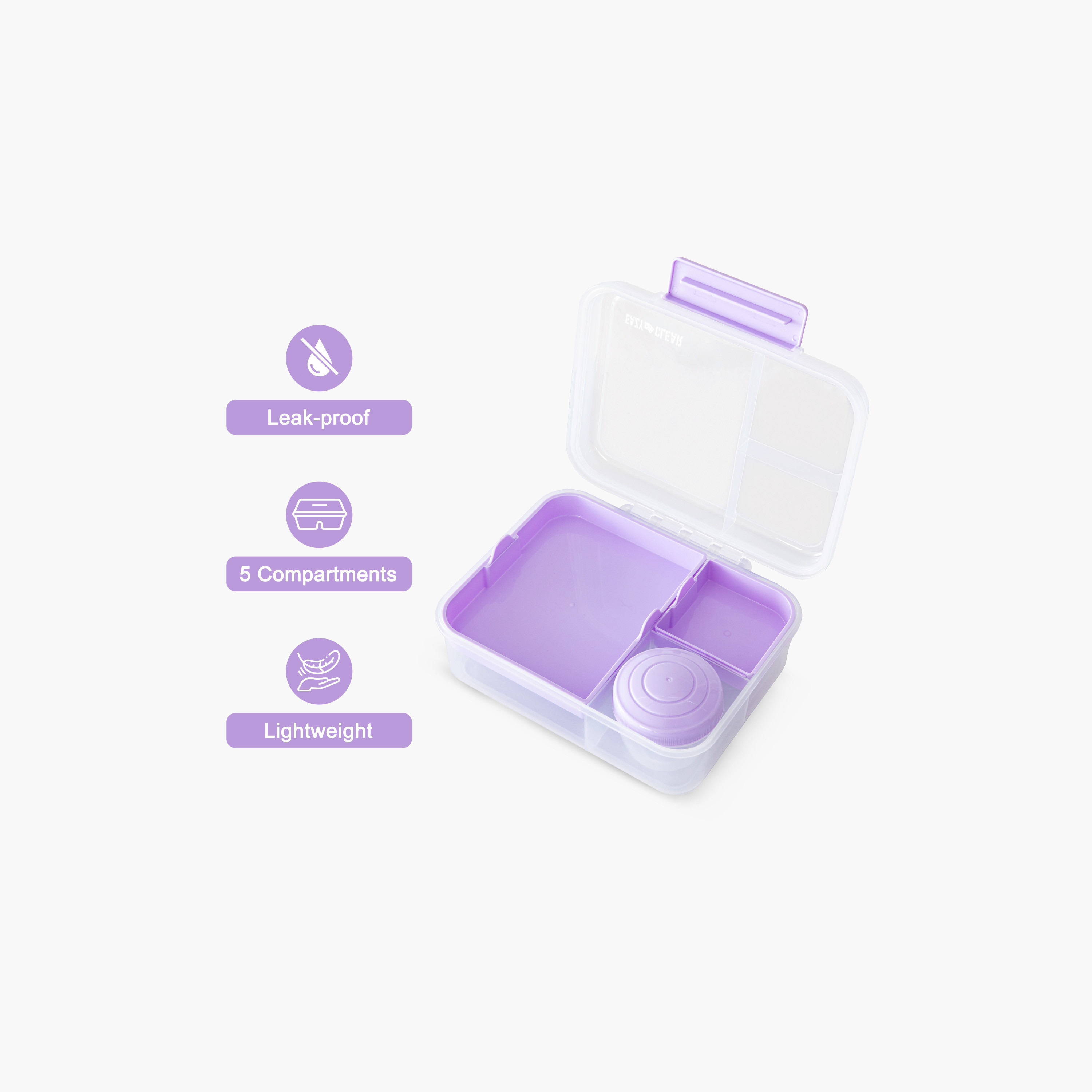 Eazy Kids 5 Compartment Convertible Bento Lunch Box with Gravy Bowl-school-lunchessentials-lunchboxes-image-6