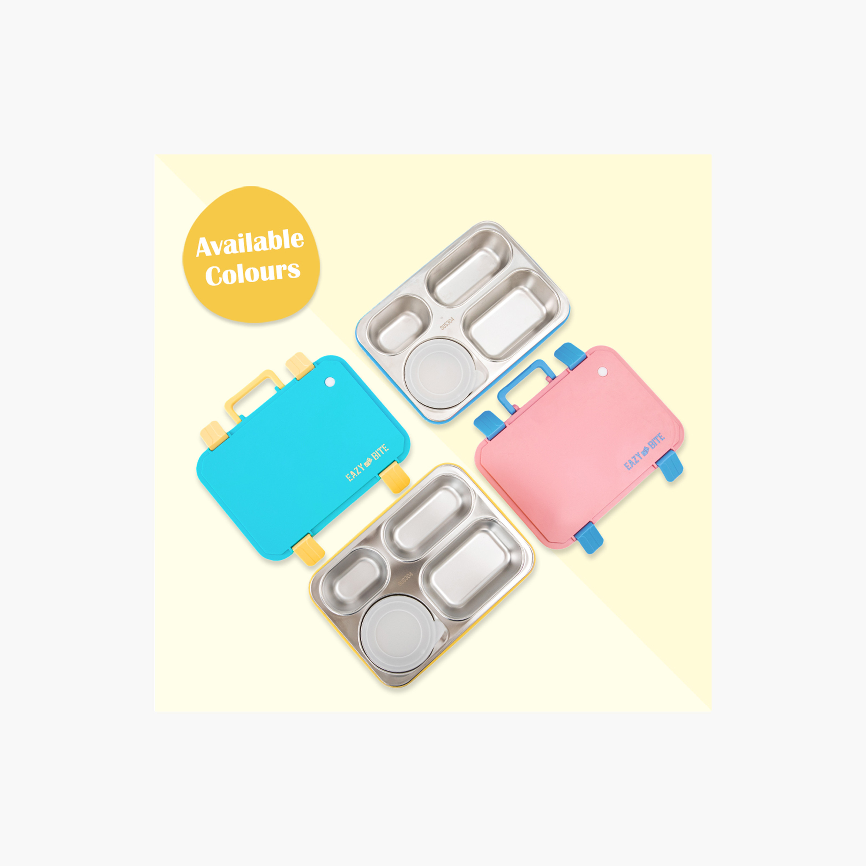 صندوق غداء ستانلس ستيل مع حاوية طعام بغطاء من إيزي كيدز-school-lunchessentials-lunchboxes-image-20