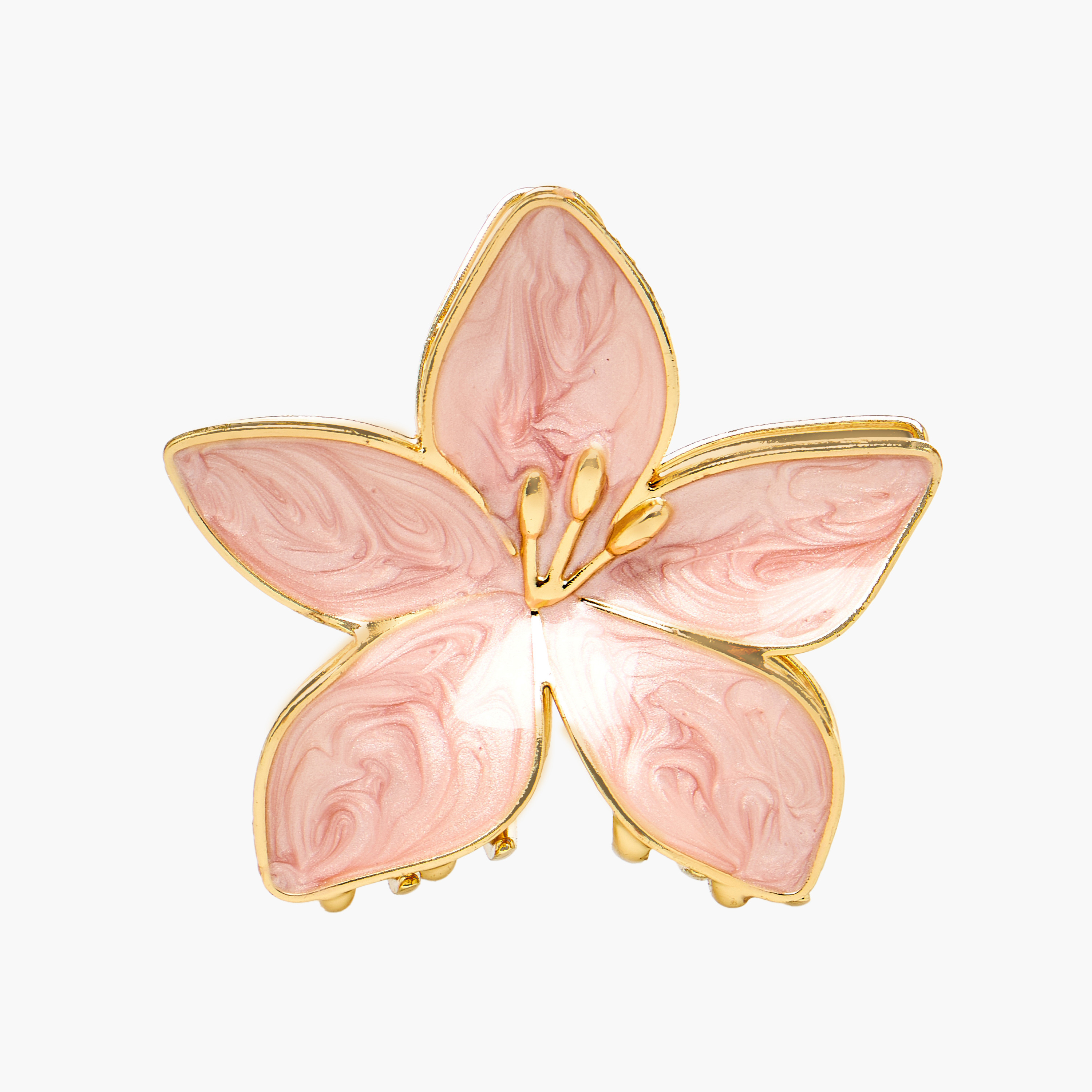 Pack of 3 Floral Hair Clamps with Glossy Finish-women-hairaccessories-clamps-image-2