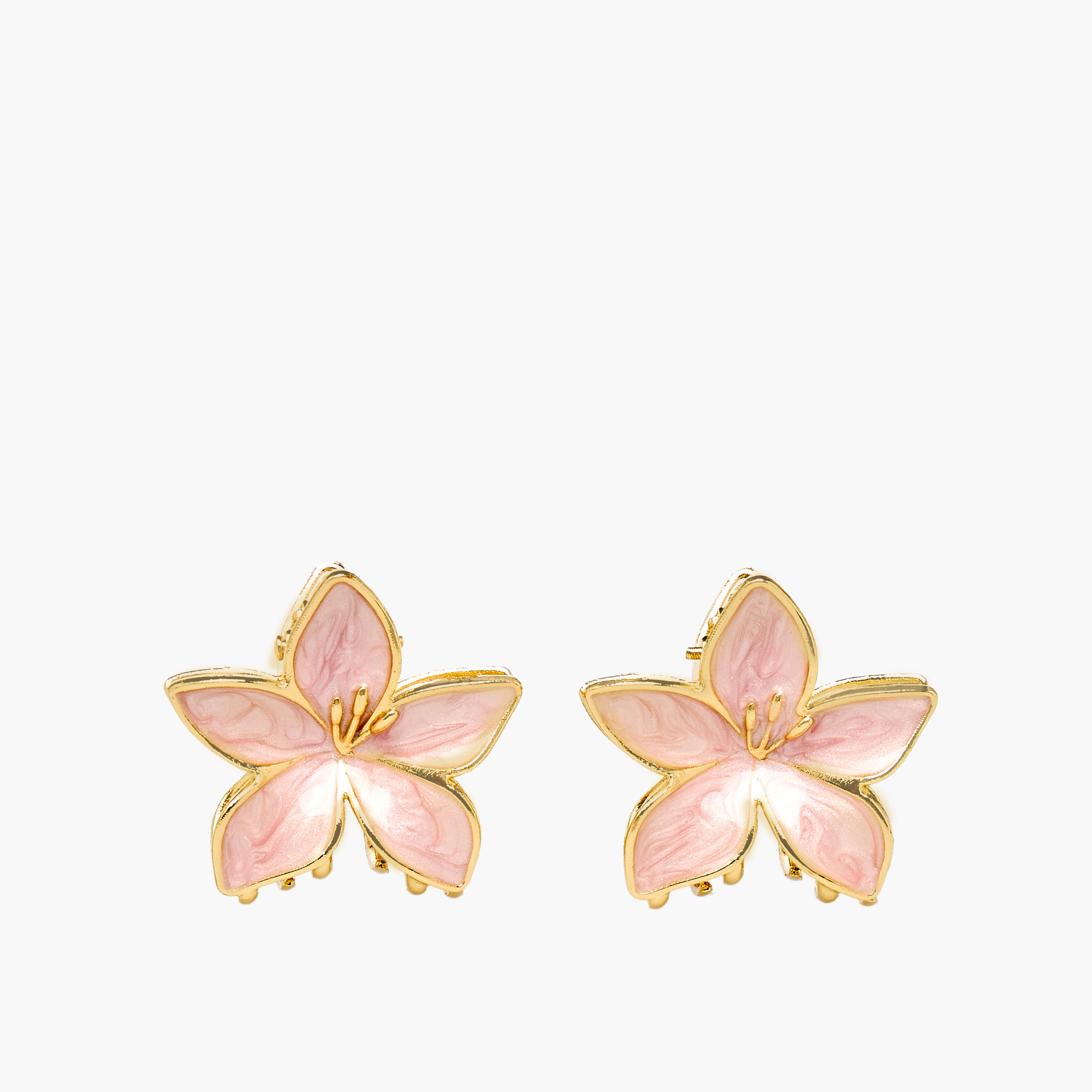 Pack of 3 Floral Hair Clamps with Glossy Finish-women-hairaccessories-clamps-image-3