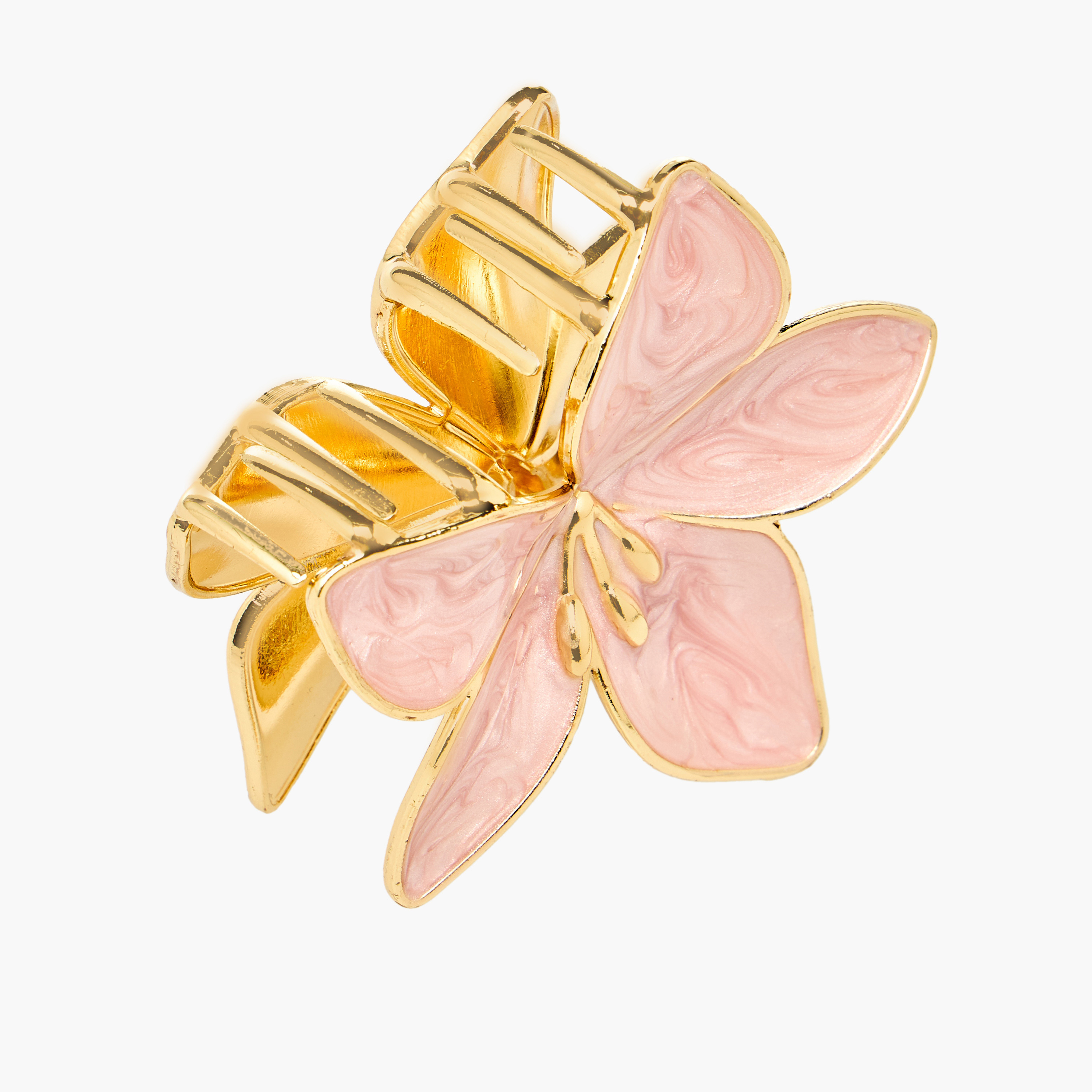 Pack of 3 Floral Hair Clamps with Glossy Finish-women-hairaccessories-clamps-image-5
