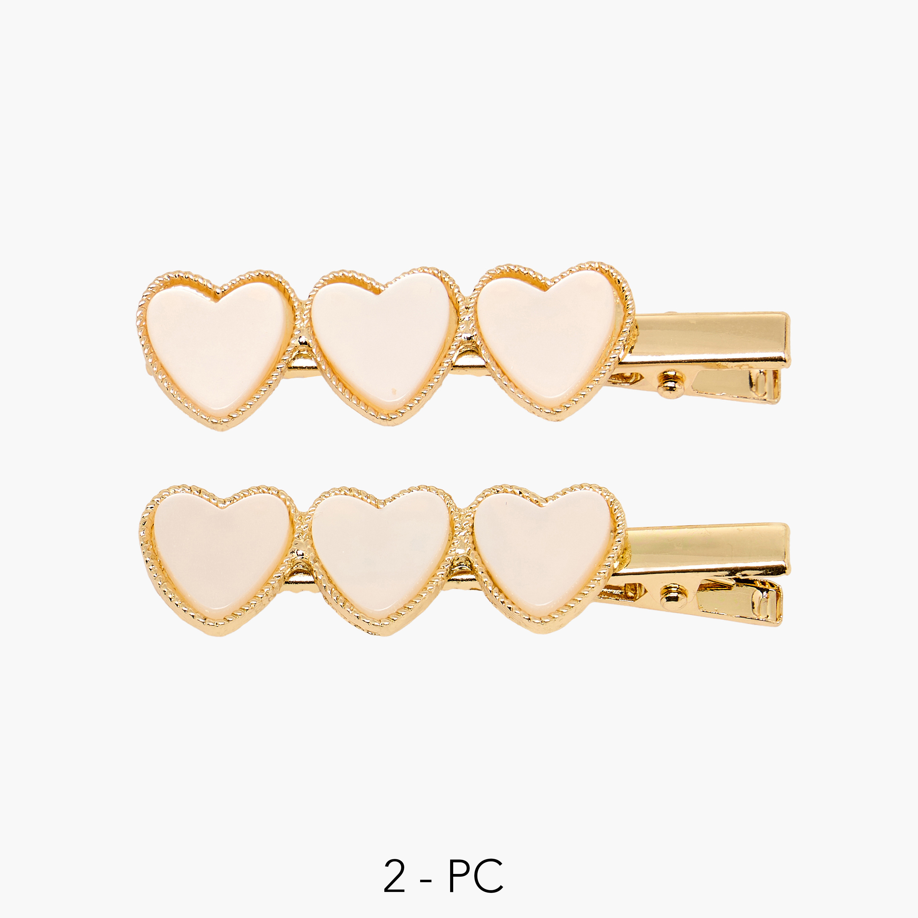 Pack of 2 Heart Alligator Hair Clips-women-hairaccessories-clips-image-1