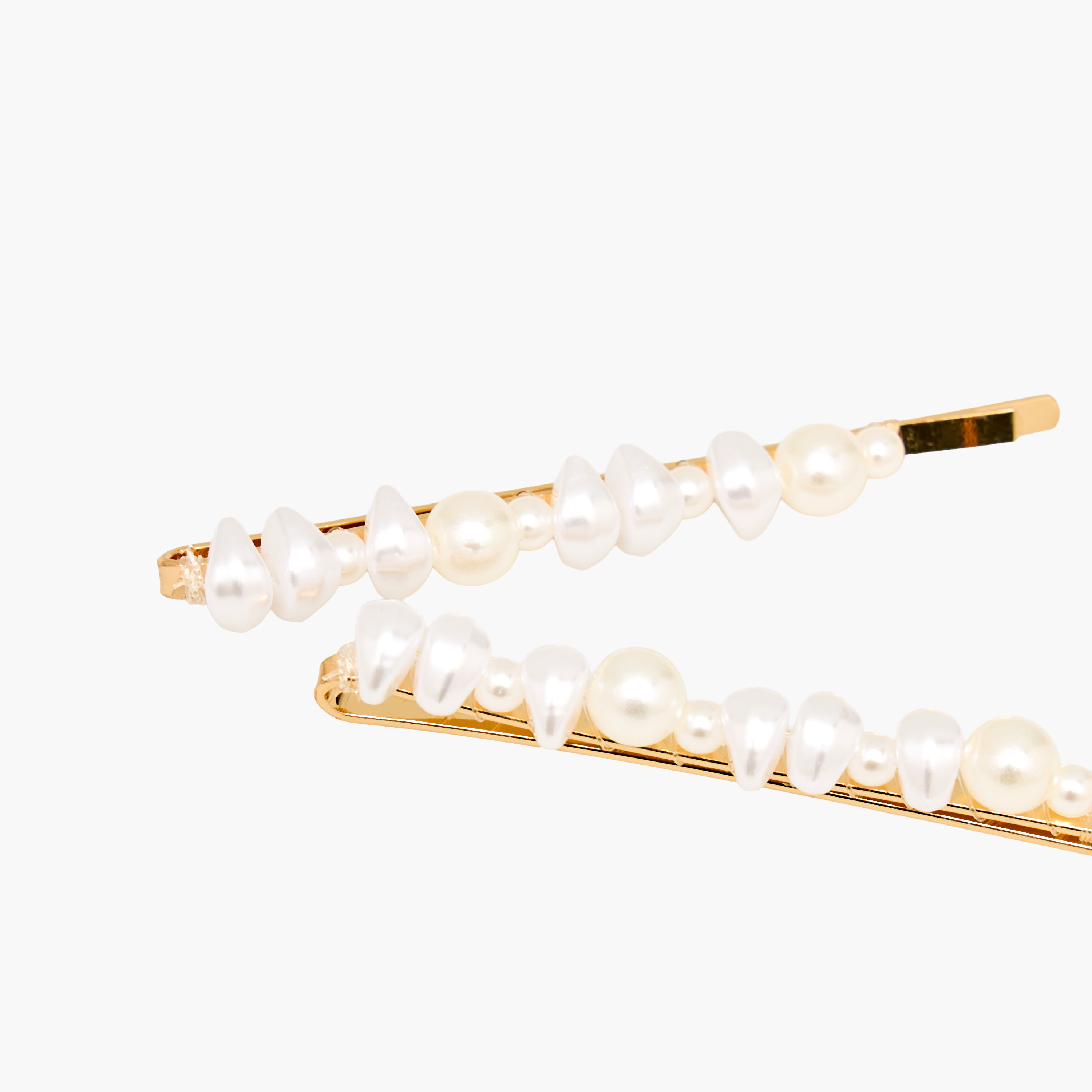 دبابيس شعر بتزيينات لؤلؤ - عبوة من 6 قطع-women-hairaccessories-clips-image-5