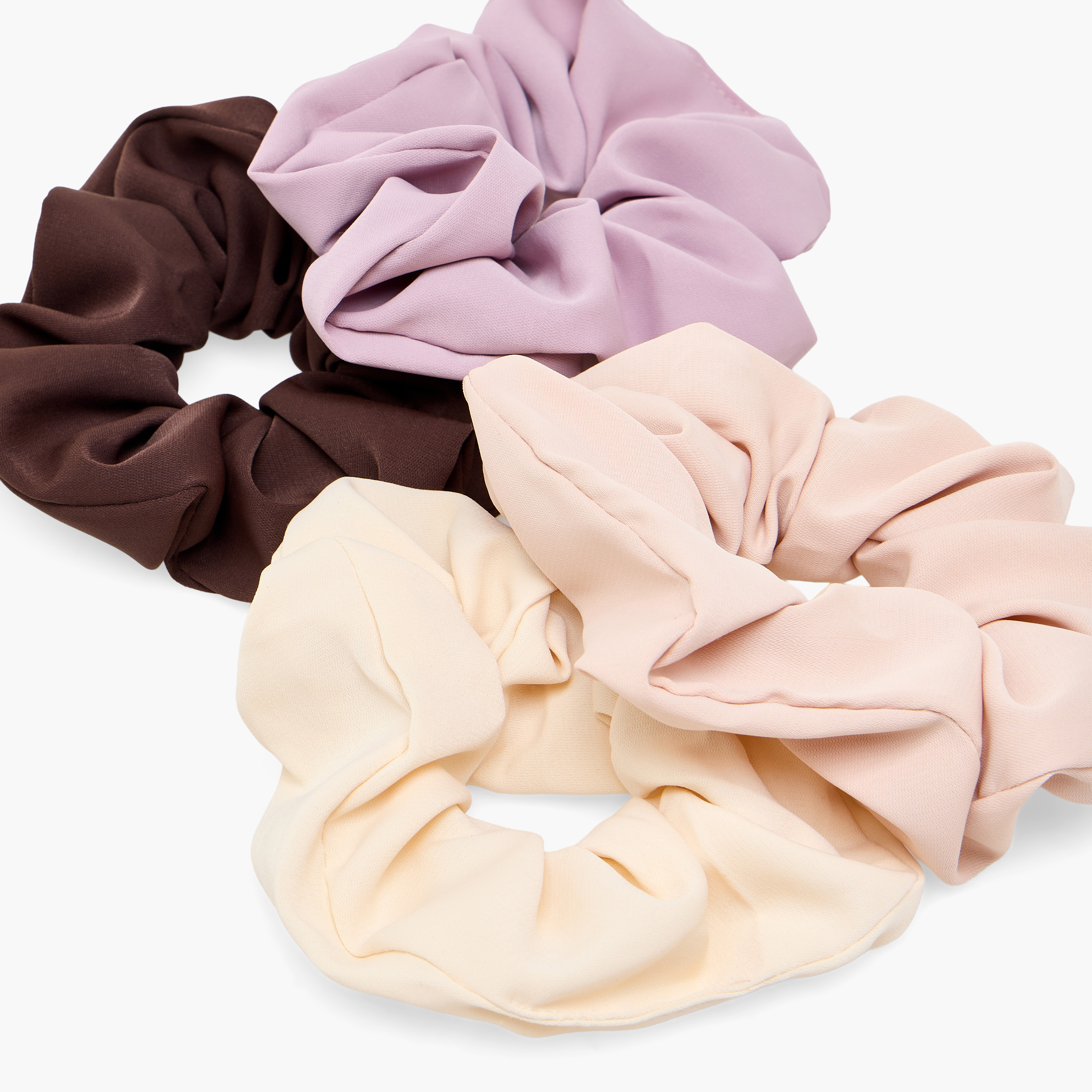 Pack of 4 Hair Scrunchie-women-hairaccessories-scrunchies-image-4