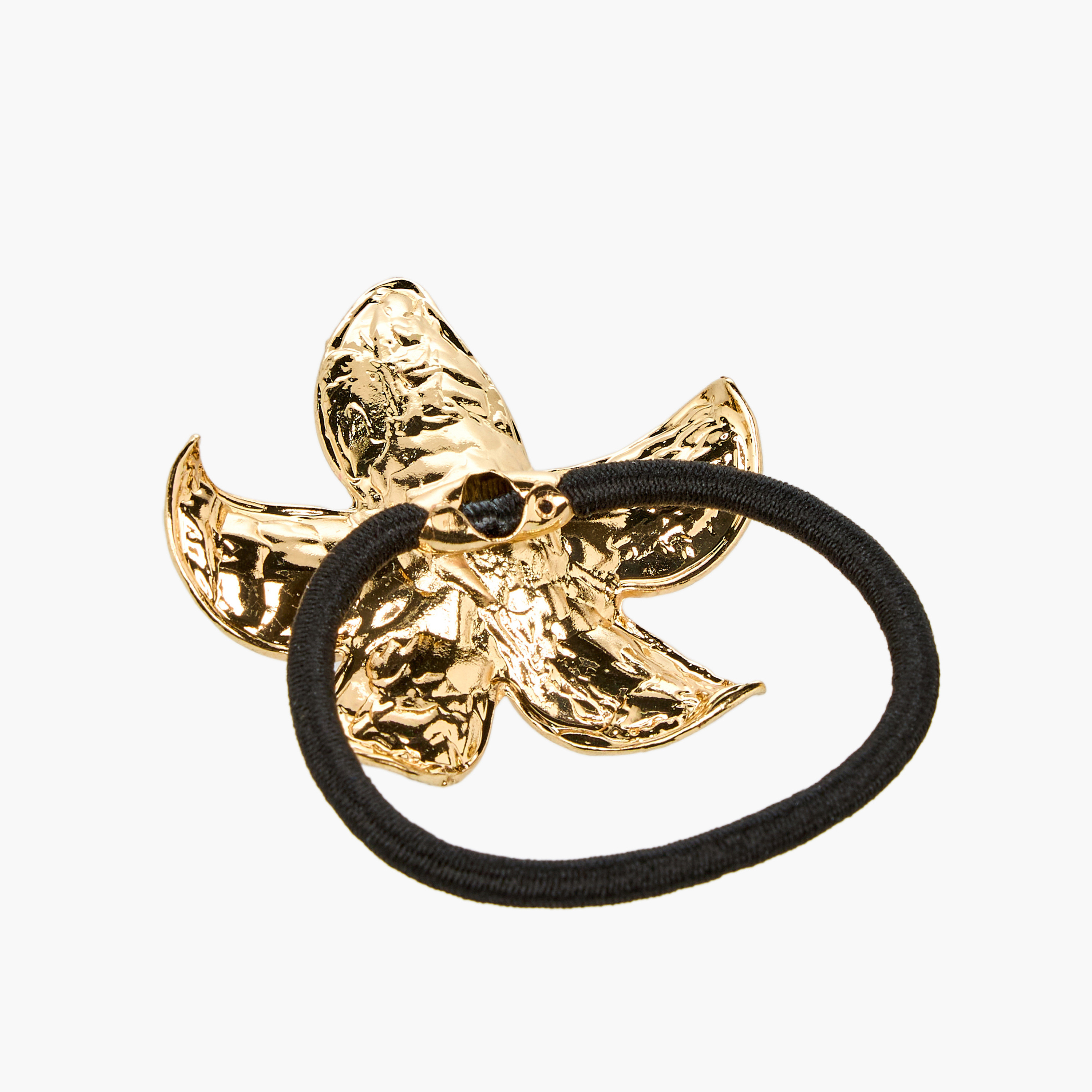 Floral Enamel Ponytail Hair Tie-women-hairaccessories-scrunchies-image-3
