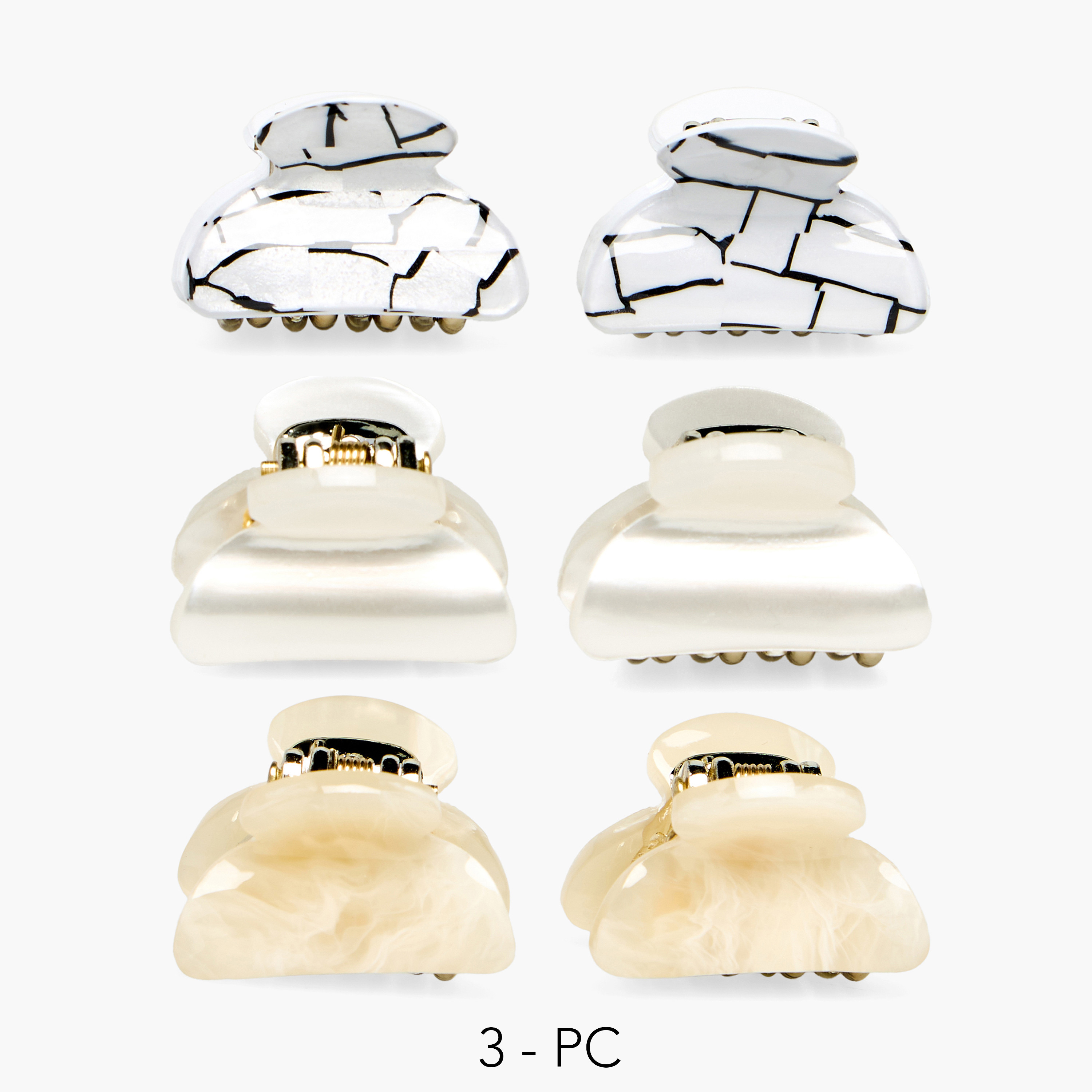 Pack of 6 Curved Hair Clamp-women-hairaccessories-clamps-image-1