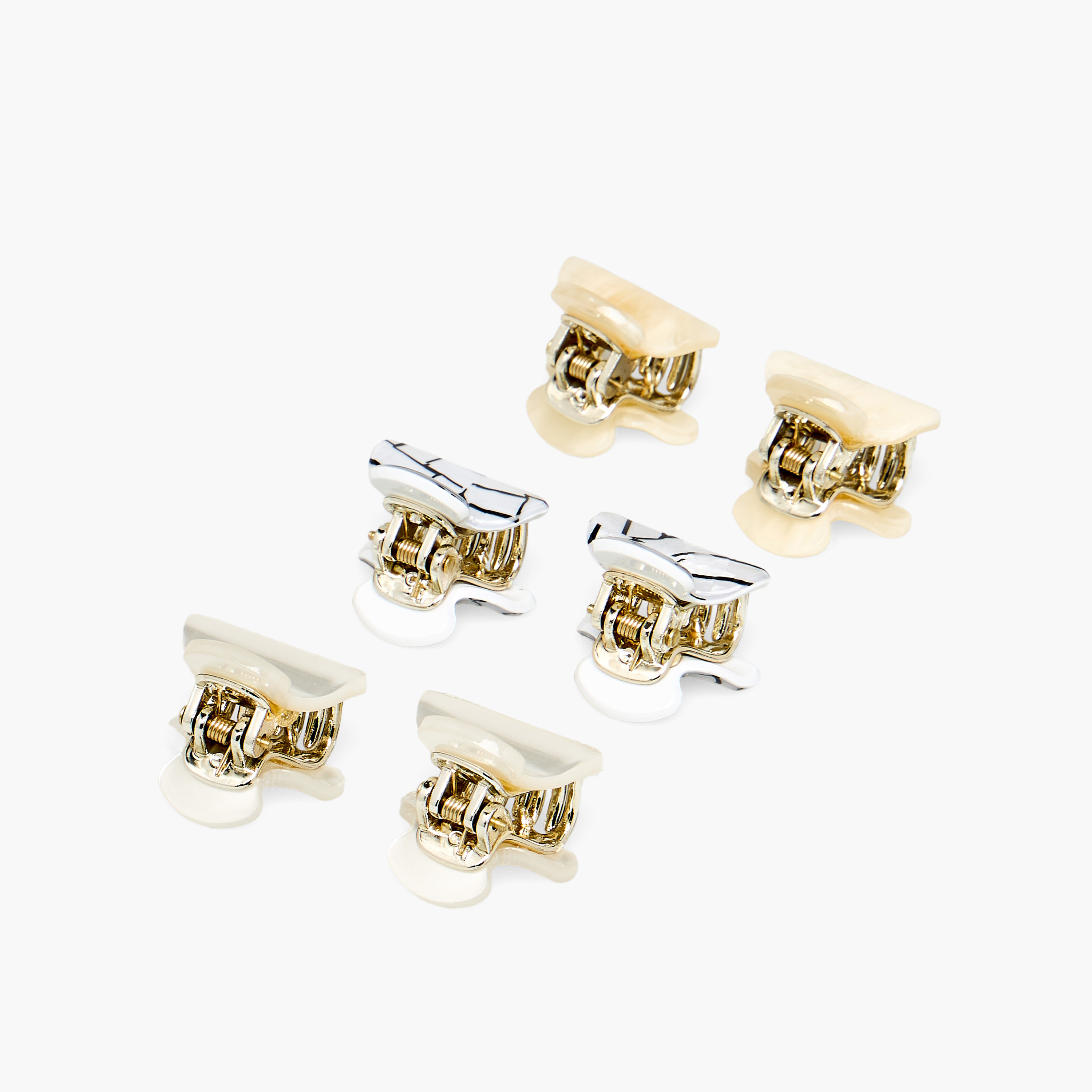 Pack of 6 Curved Hair Clamp-women-hairaccessories-clamps-image-5