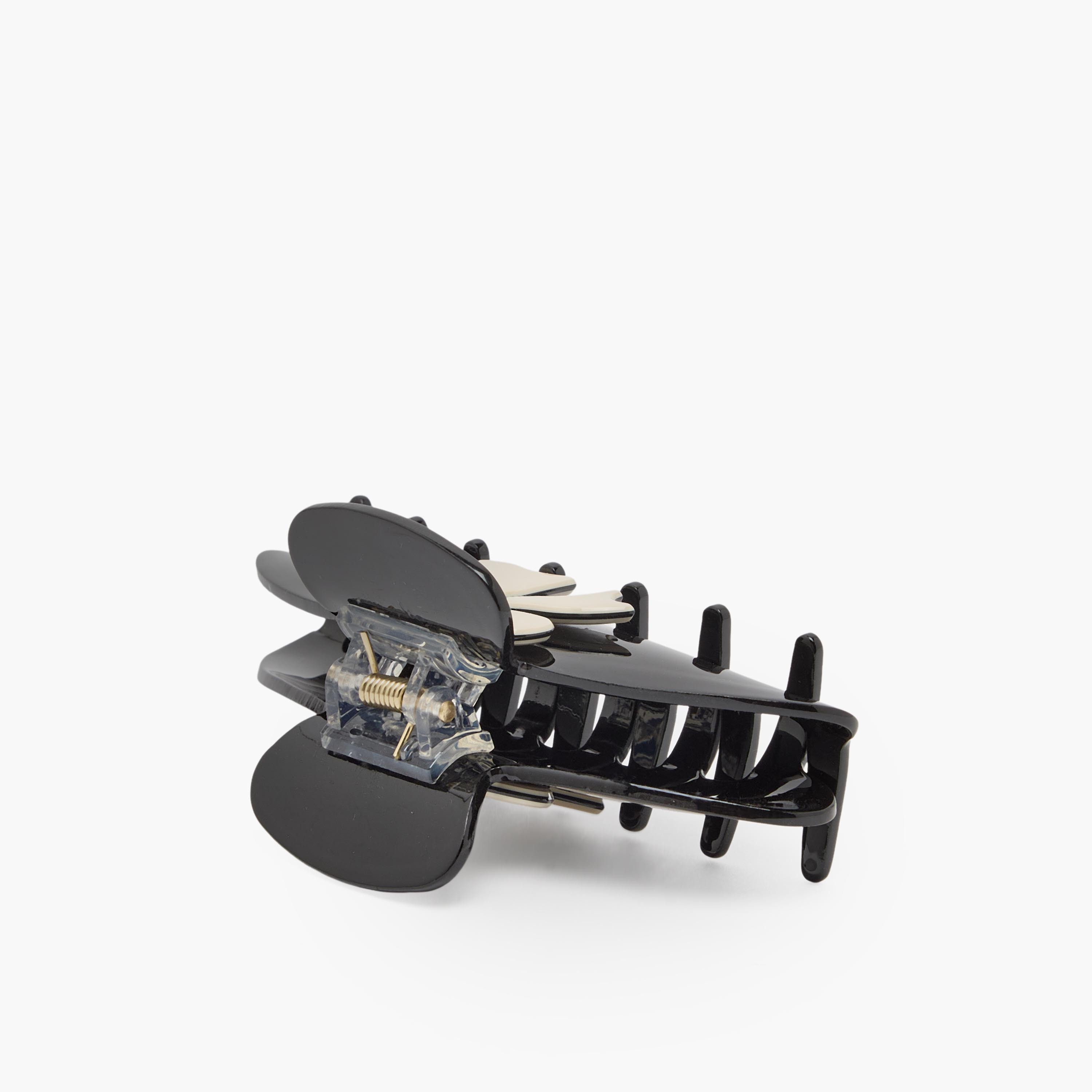 Bow Detail Hair Clamp with Glossy Finish-women-hairaccessories-clamps-image-2