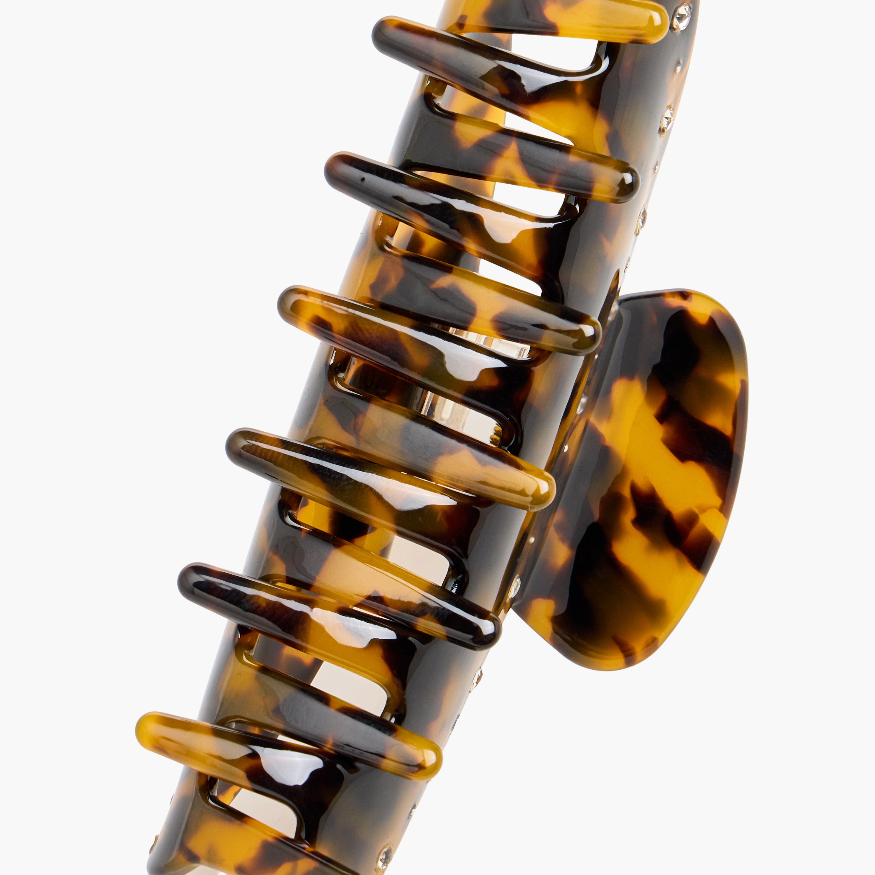 Curved Hair Clamp with Animal Print-women-hairaccessories-clamps-image-3