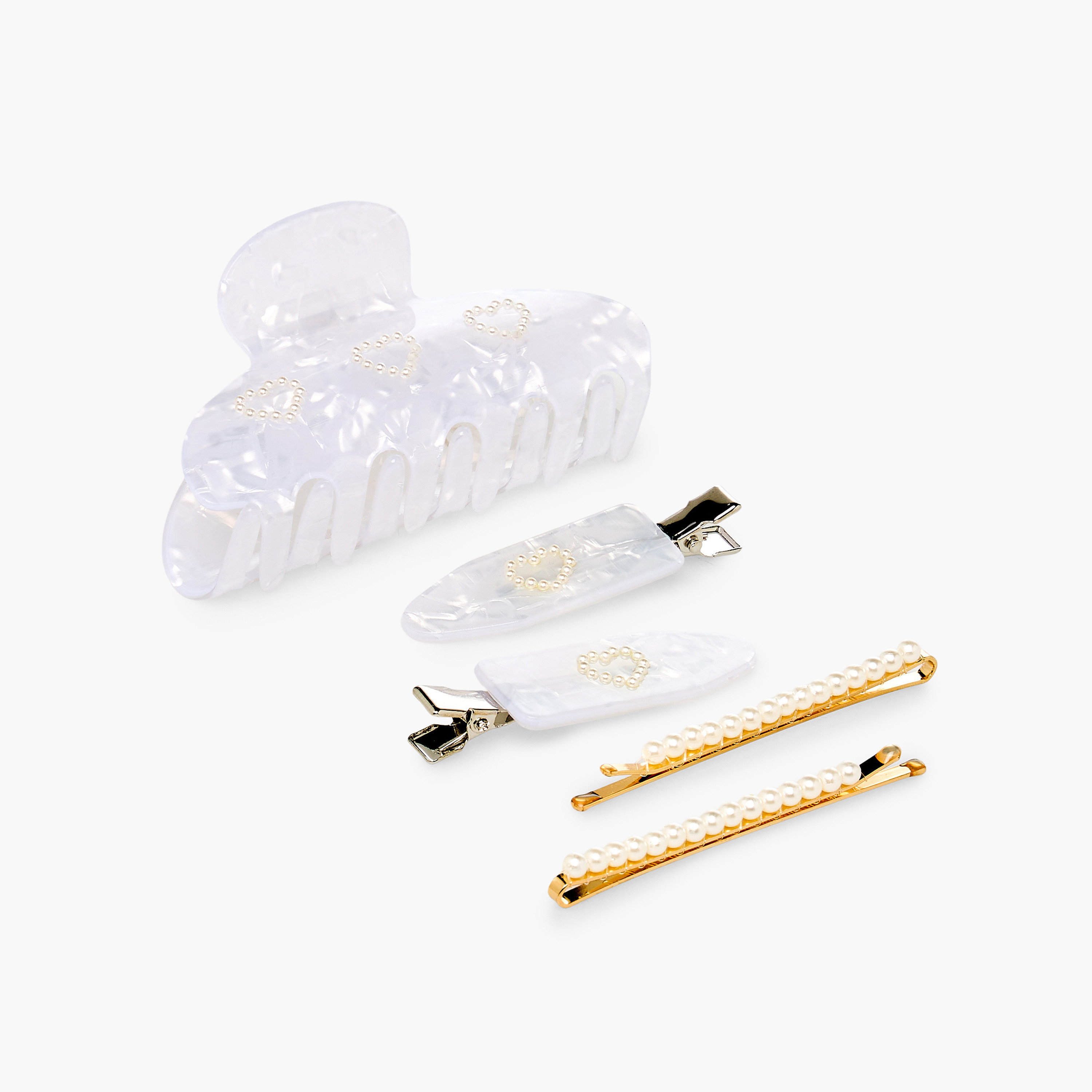 Hair Accessory Set with Hair Clamp and Hair Clips-women-hairaccessories-clips-image-4