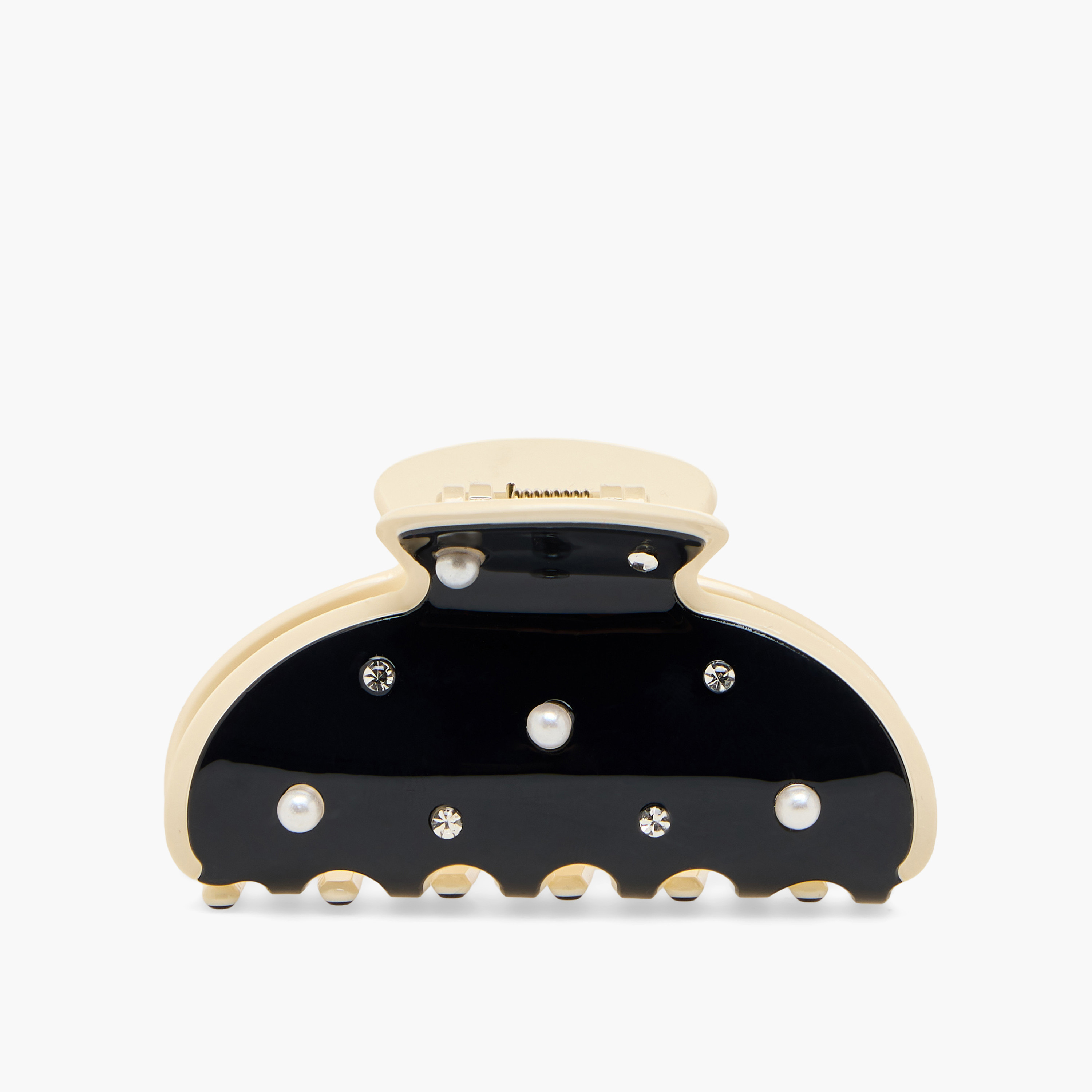 طقم مشابك شعر مزينة بتشطيب لامع - قطعتين-women-hairaccessories-clamps-image-2