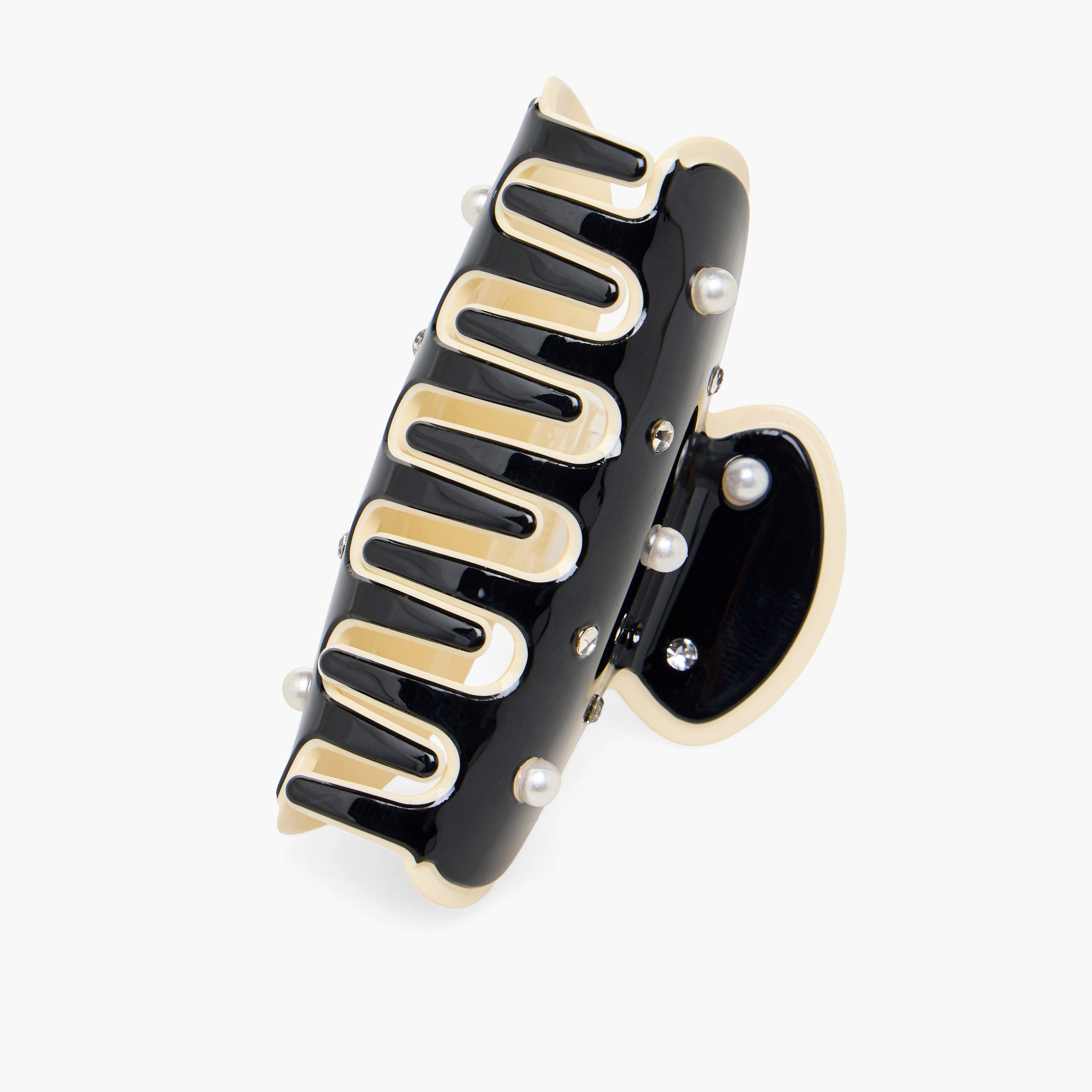 طقم مشابك شعر مزينة بتشطيب لامع - قطعتين-women-hairaccessories-clamps-image-5