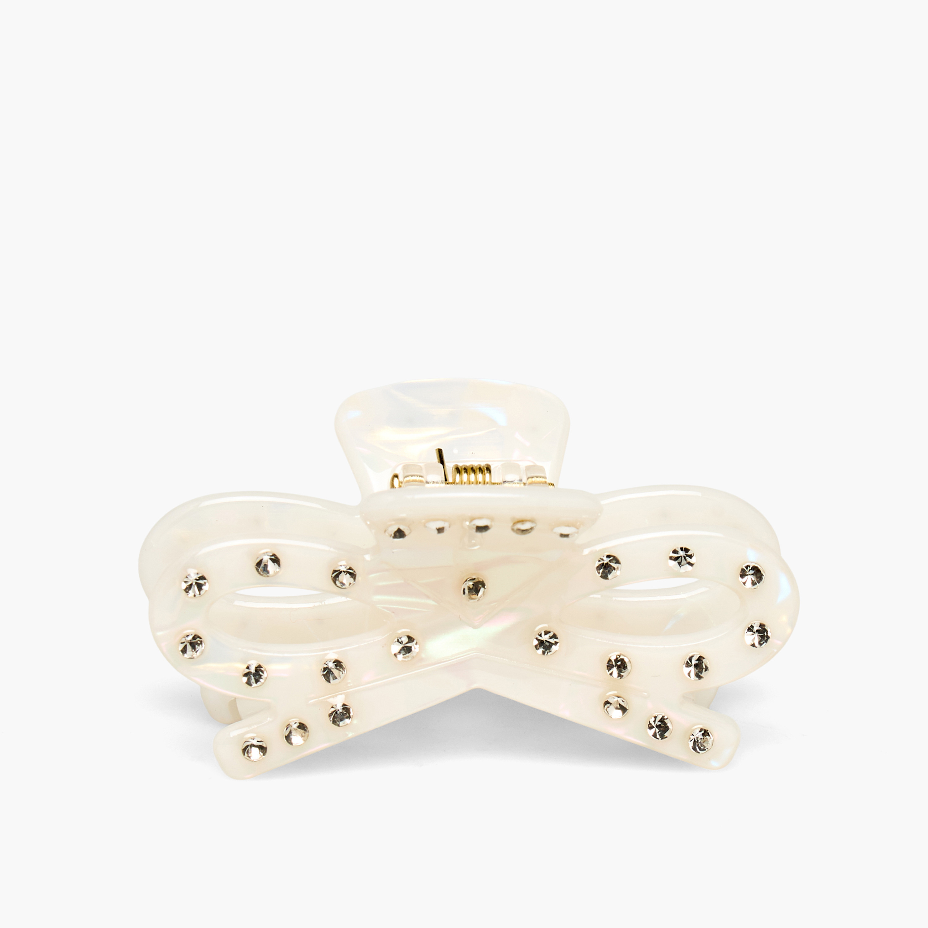 Pack of 2 Bow Hair Clamp with Embellishment-women-hairaccessories-clamps-image-2