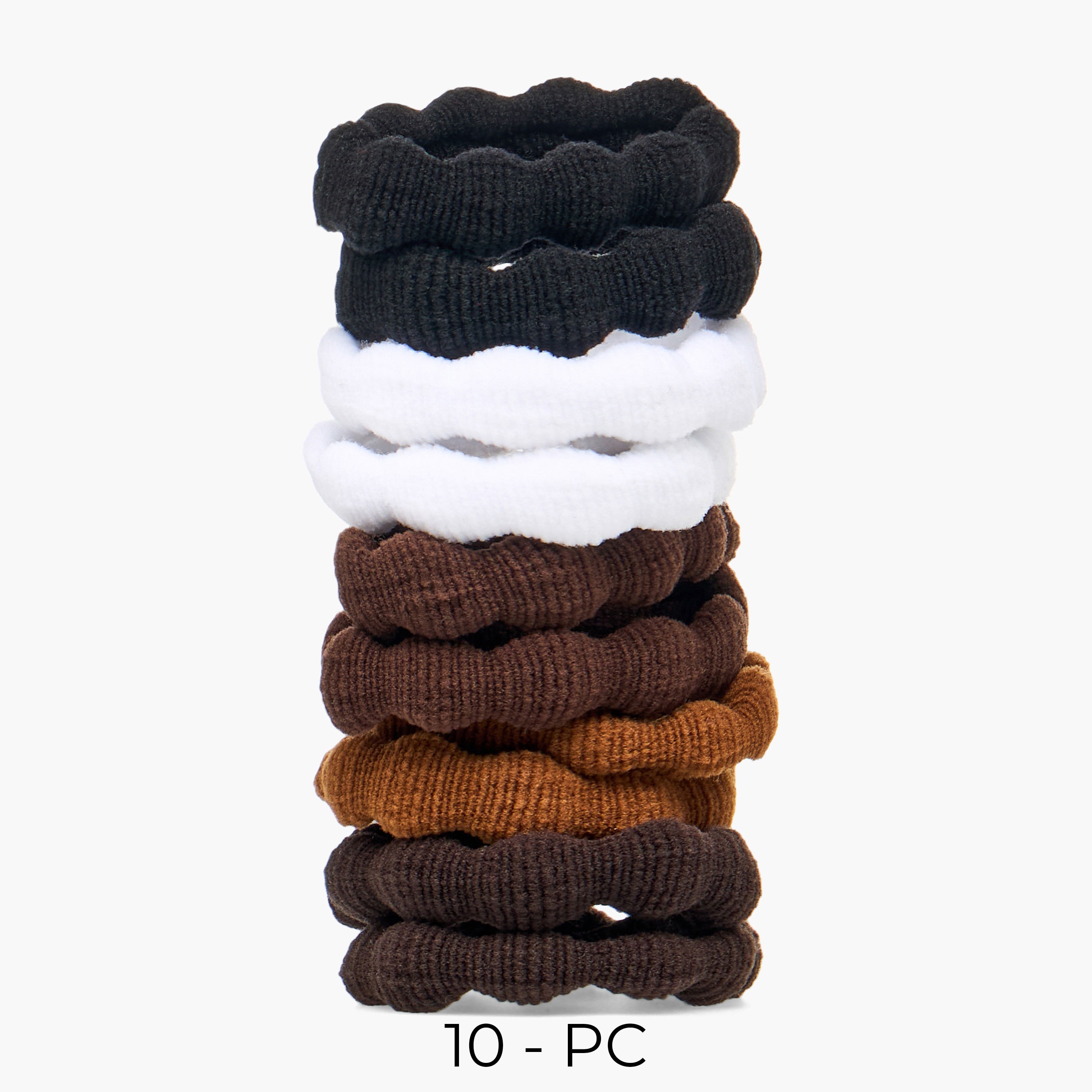 Pack of 10 Hair Scrunchie-women-hairaccessories-scrunchies-image-1