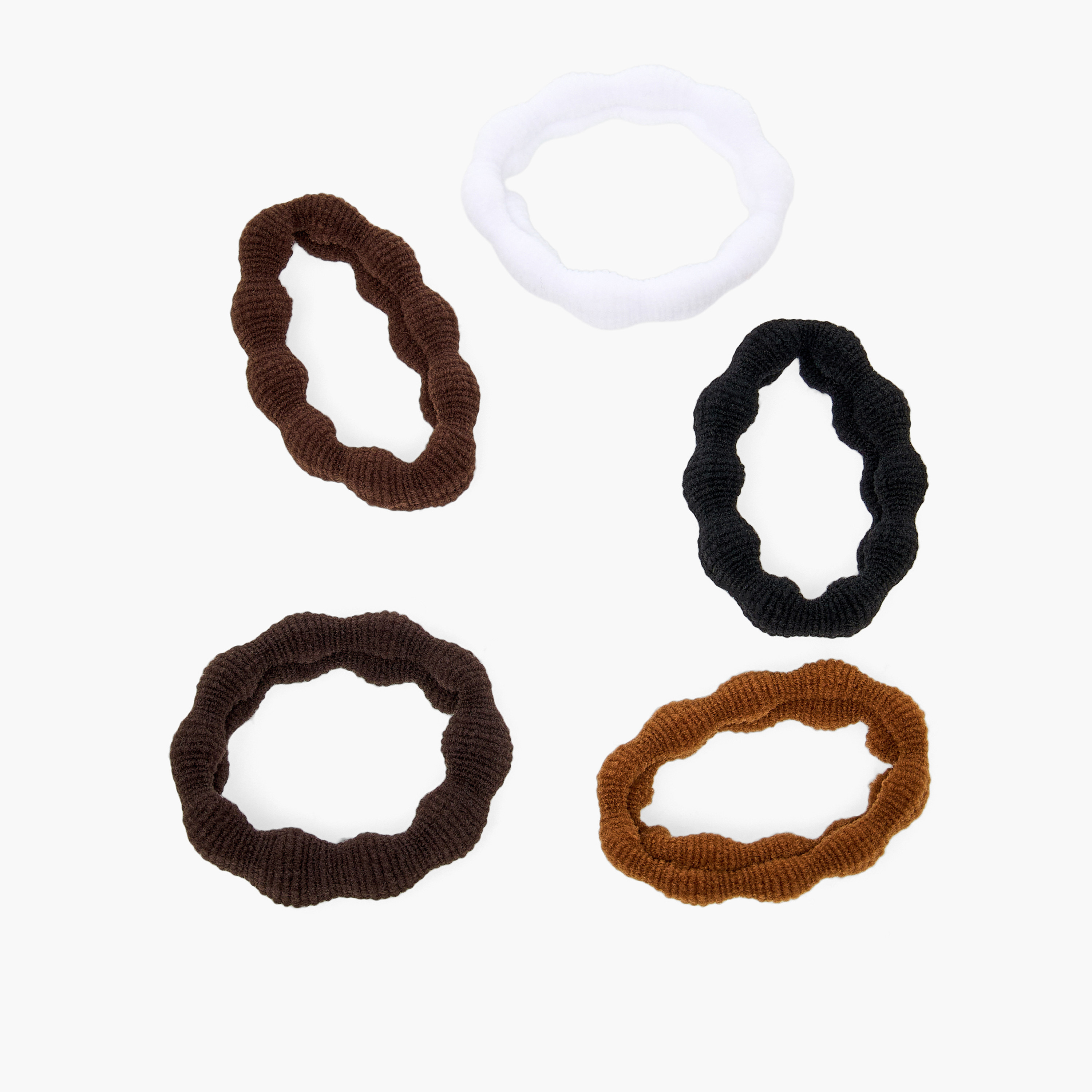 Pack of 10 Hair Scrunchie-women-hairaccessories-scrunchies-image-3