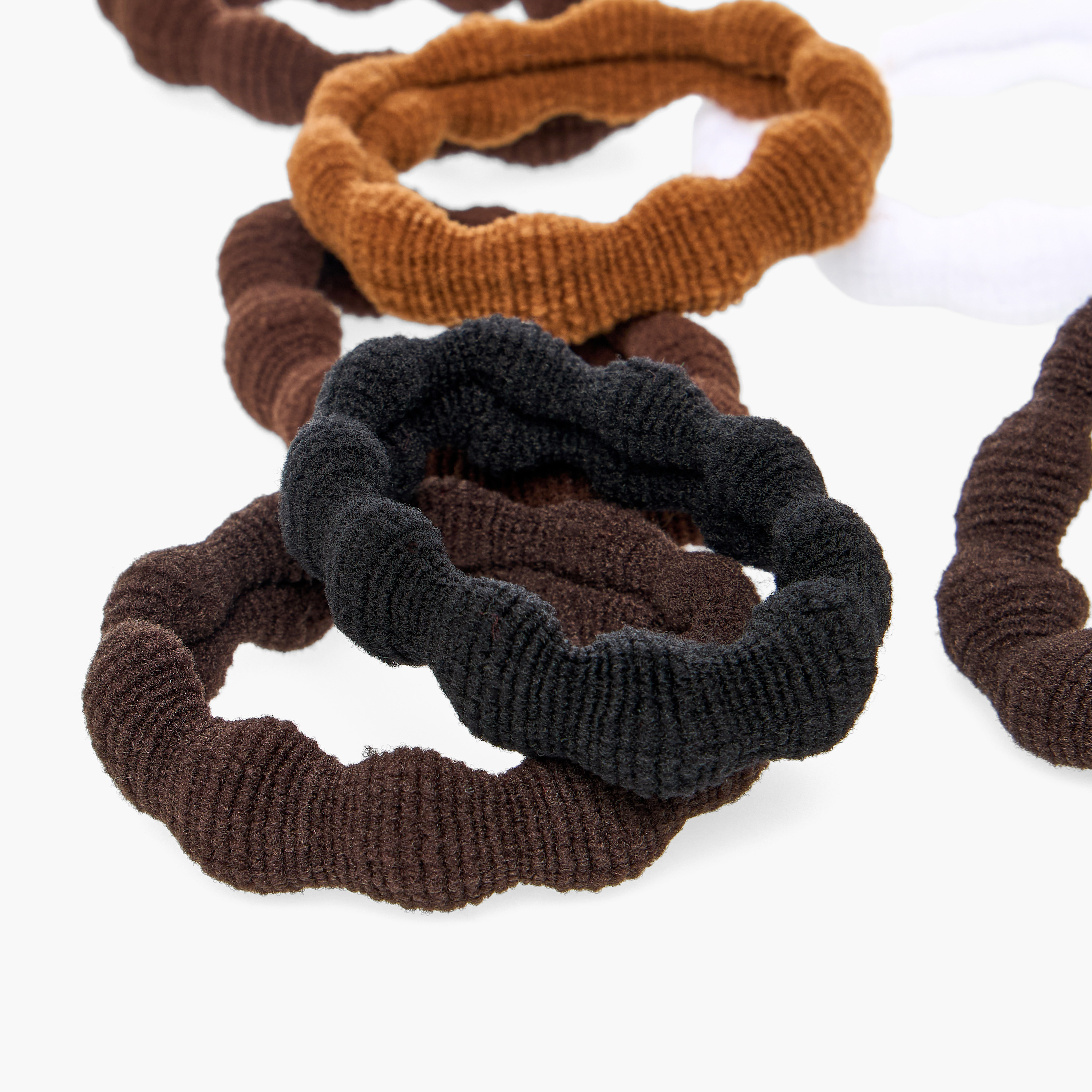 Pack of 10 Hair Scrunchie-women-hairaccessories-scrunchies-image-4