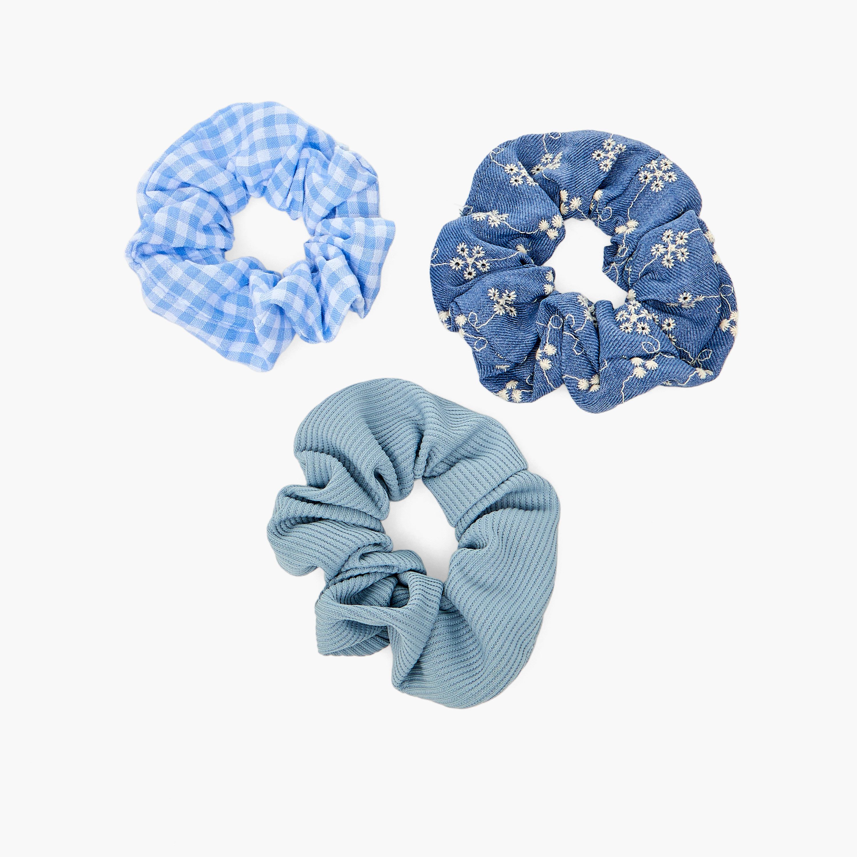 Pack of 3 - Printed Hair Scrunchie-women-hairaccessories-scrunchies-image-3