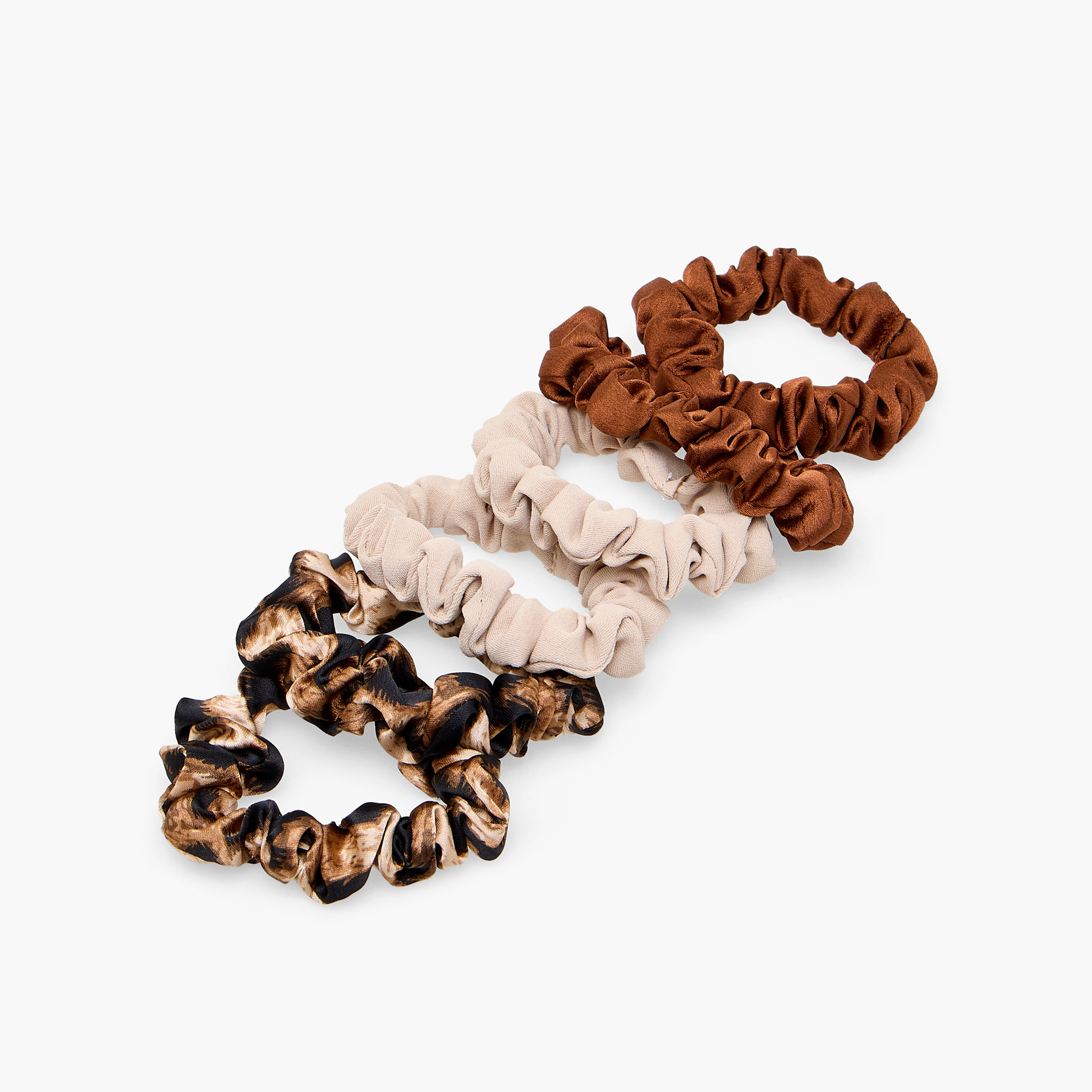Pack of 6 Hair Scrunchies-women-hairaccessories-scrunchies-image-2
