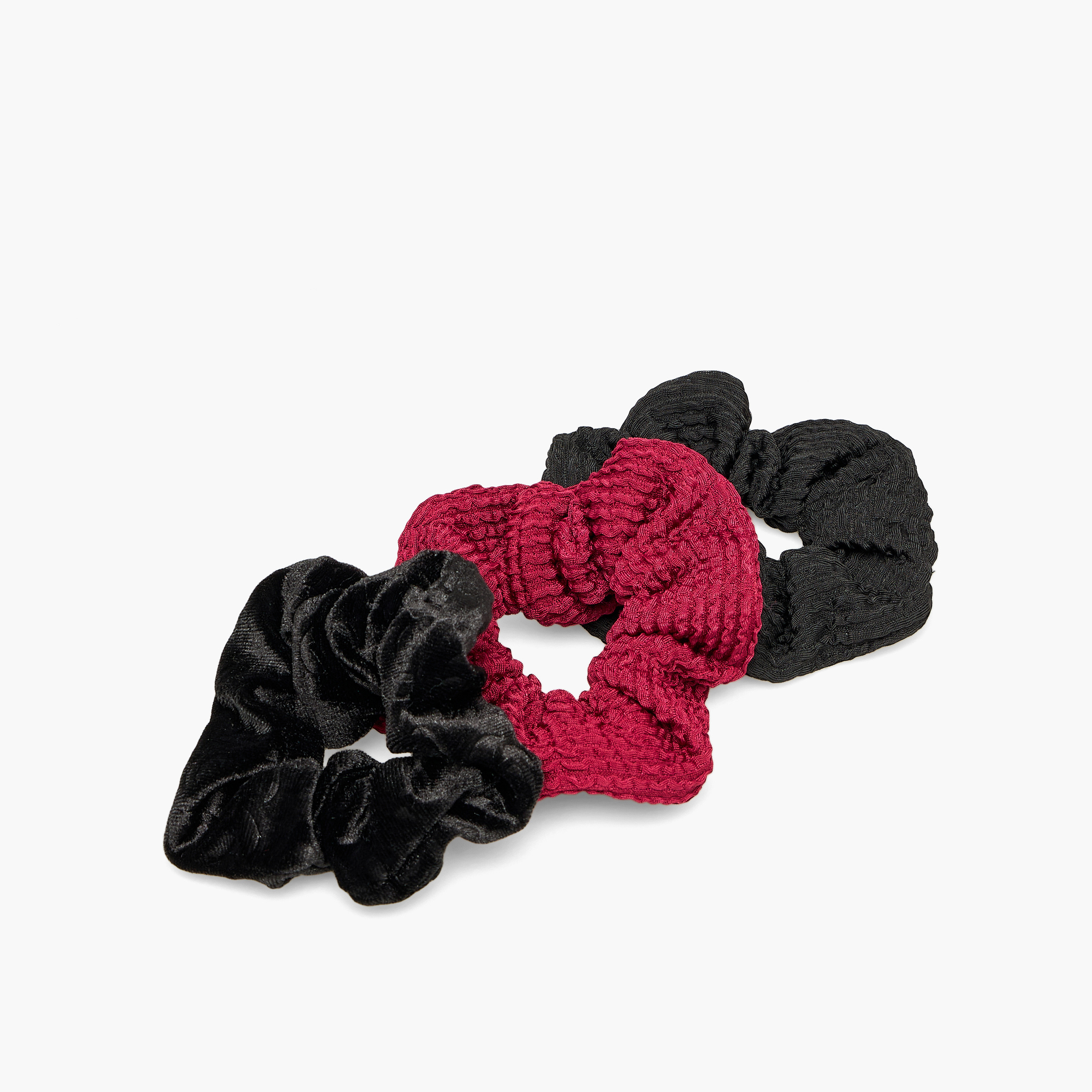 Pack of 3 Hair Scrunchie-women-hairaccessories-scrunchies-image-2