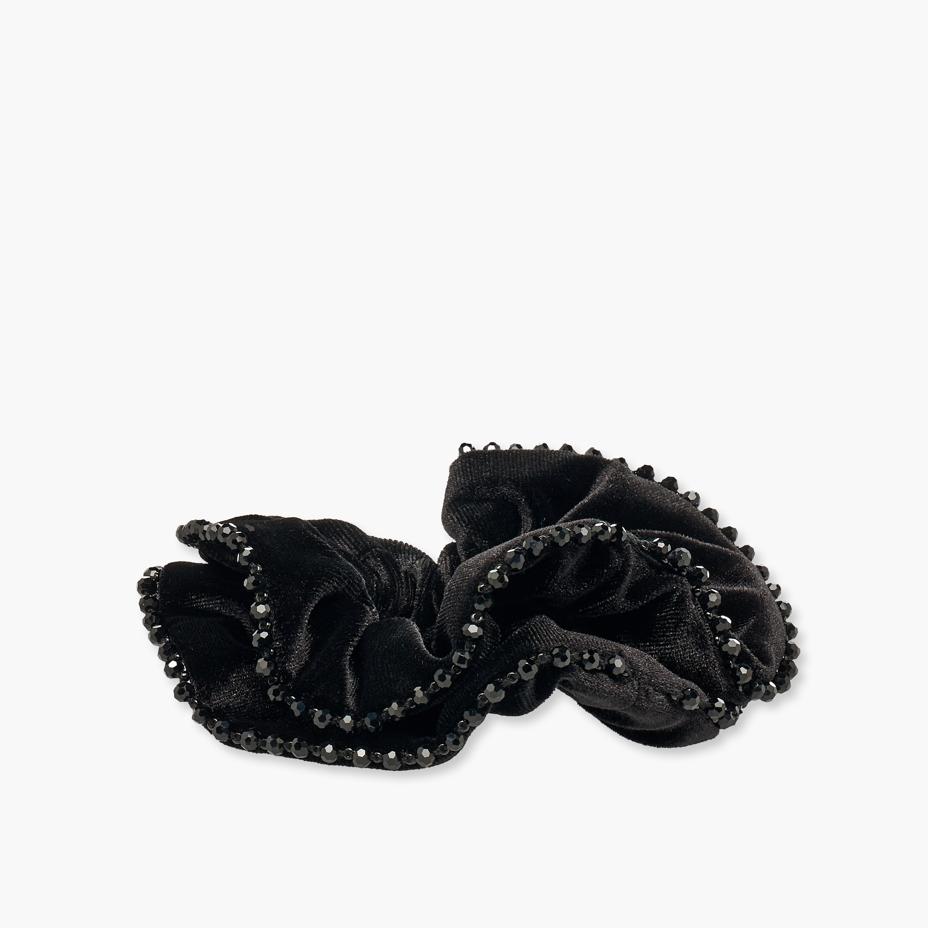 Stone Embellished Hair Scrunchie-women-hairaccessories-scrunchies-image-1
