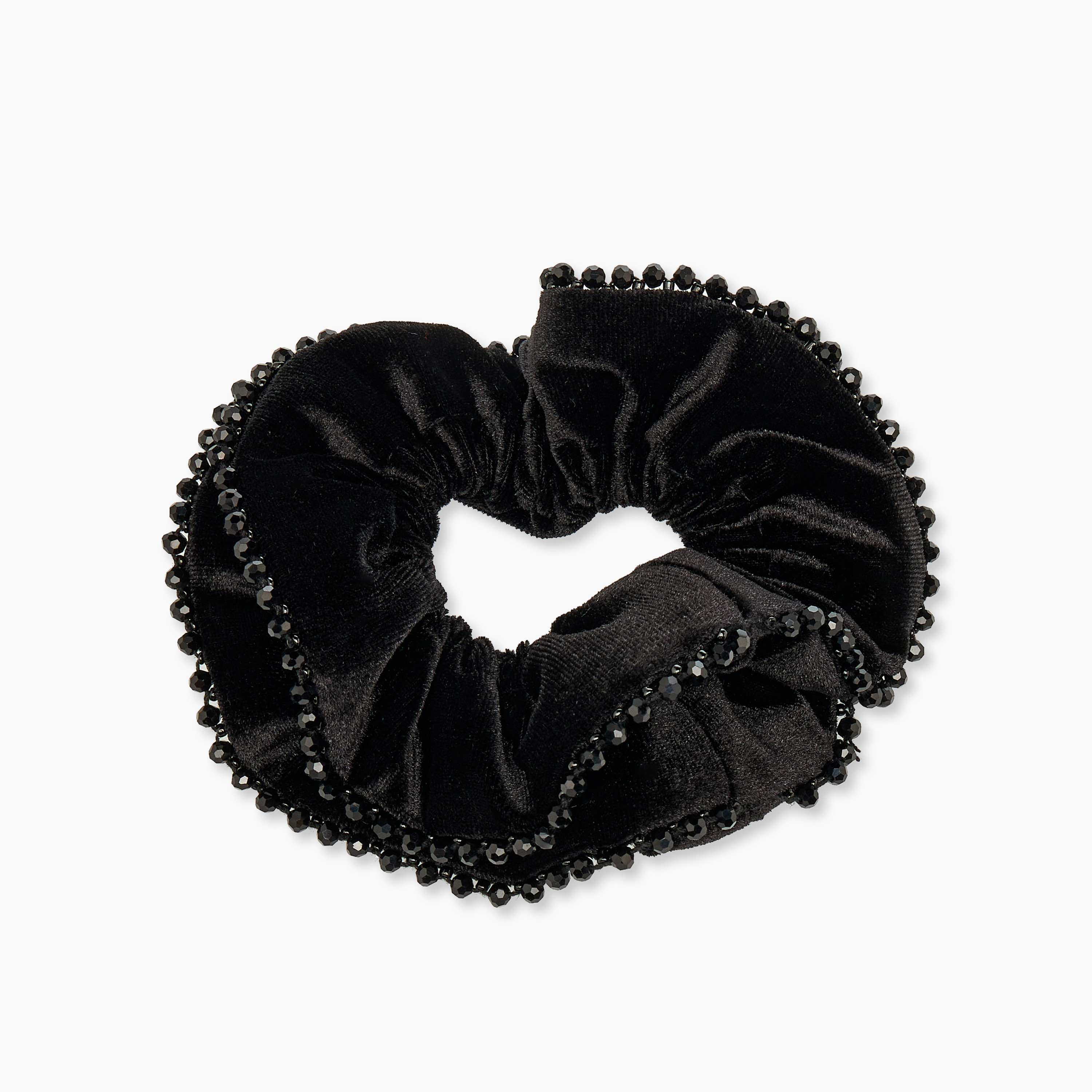 Stone Embellished Hair Scrunchie-women-hairaccessories-scrunchies-image-2