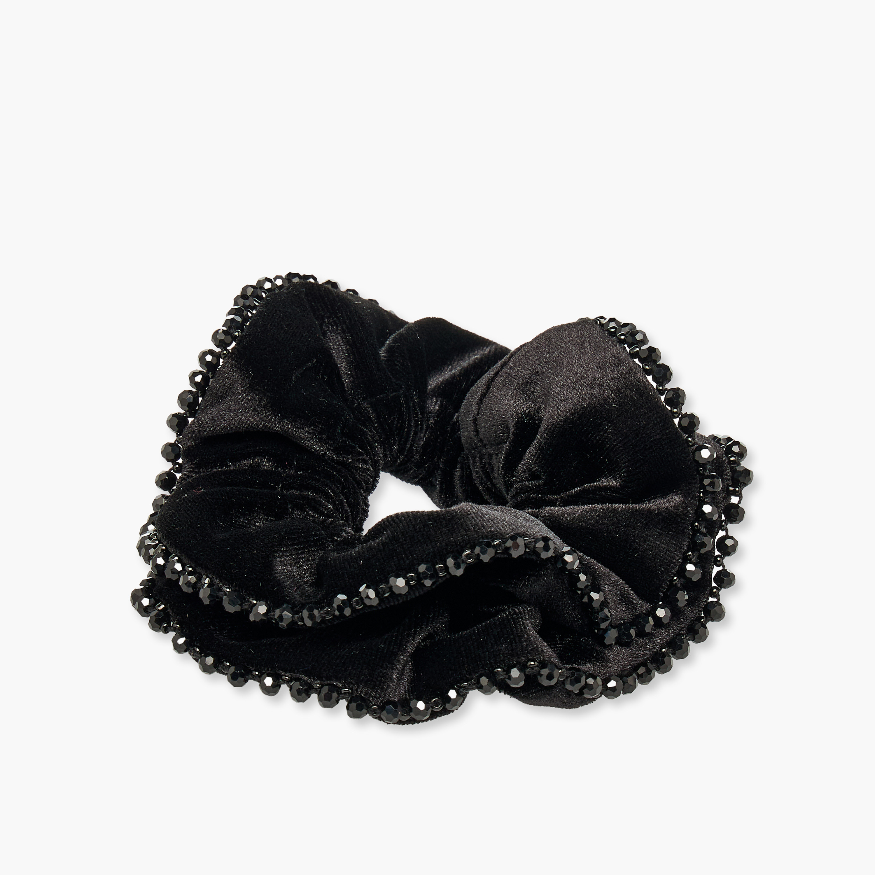 Stone Embellished Hair Scrunchie-women-hairaccessories-scrunchies-image-3