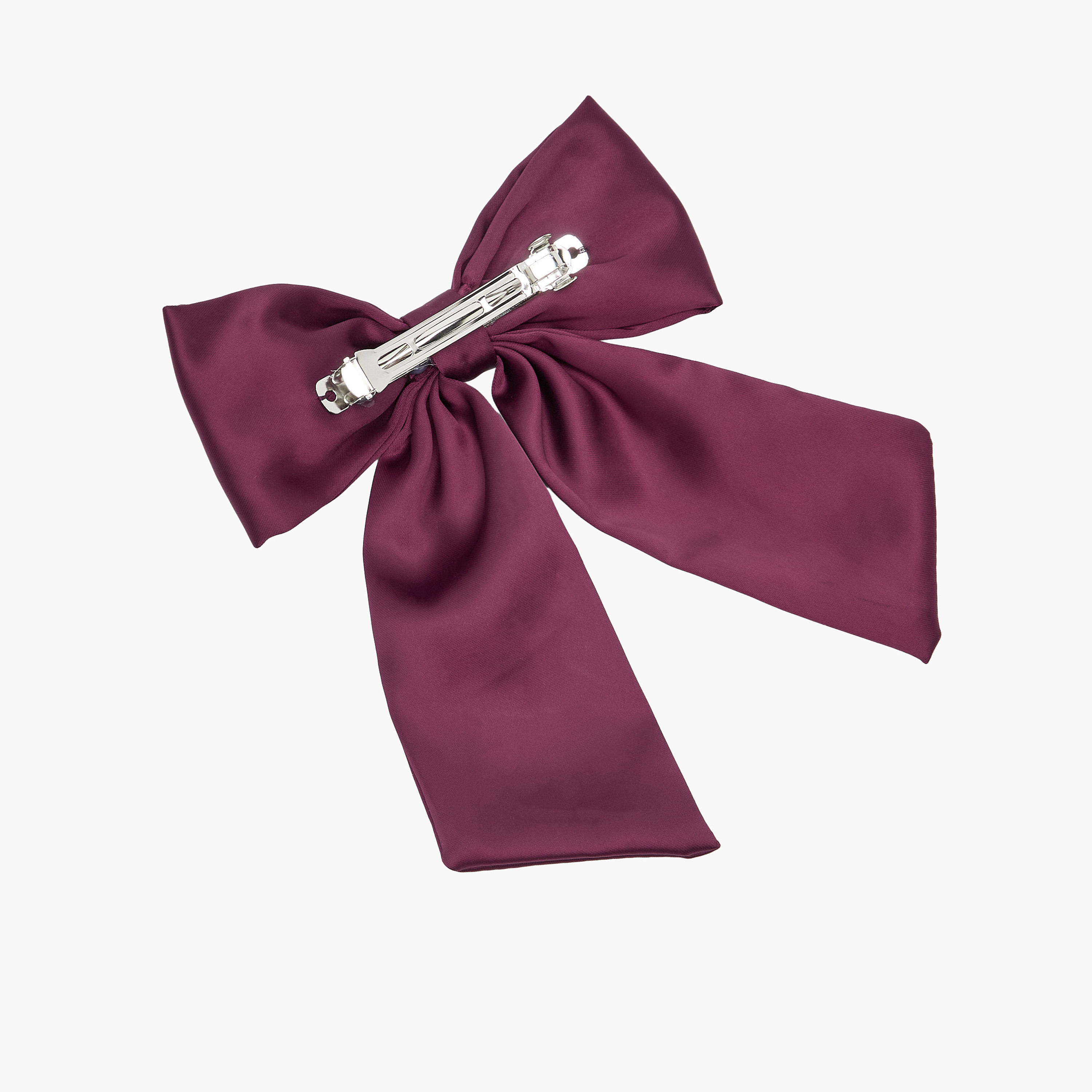 Bow Hair Clip with Buckle-women-hairaccessories-clips-image-3