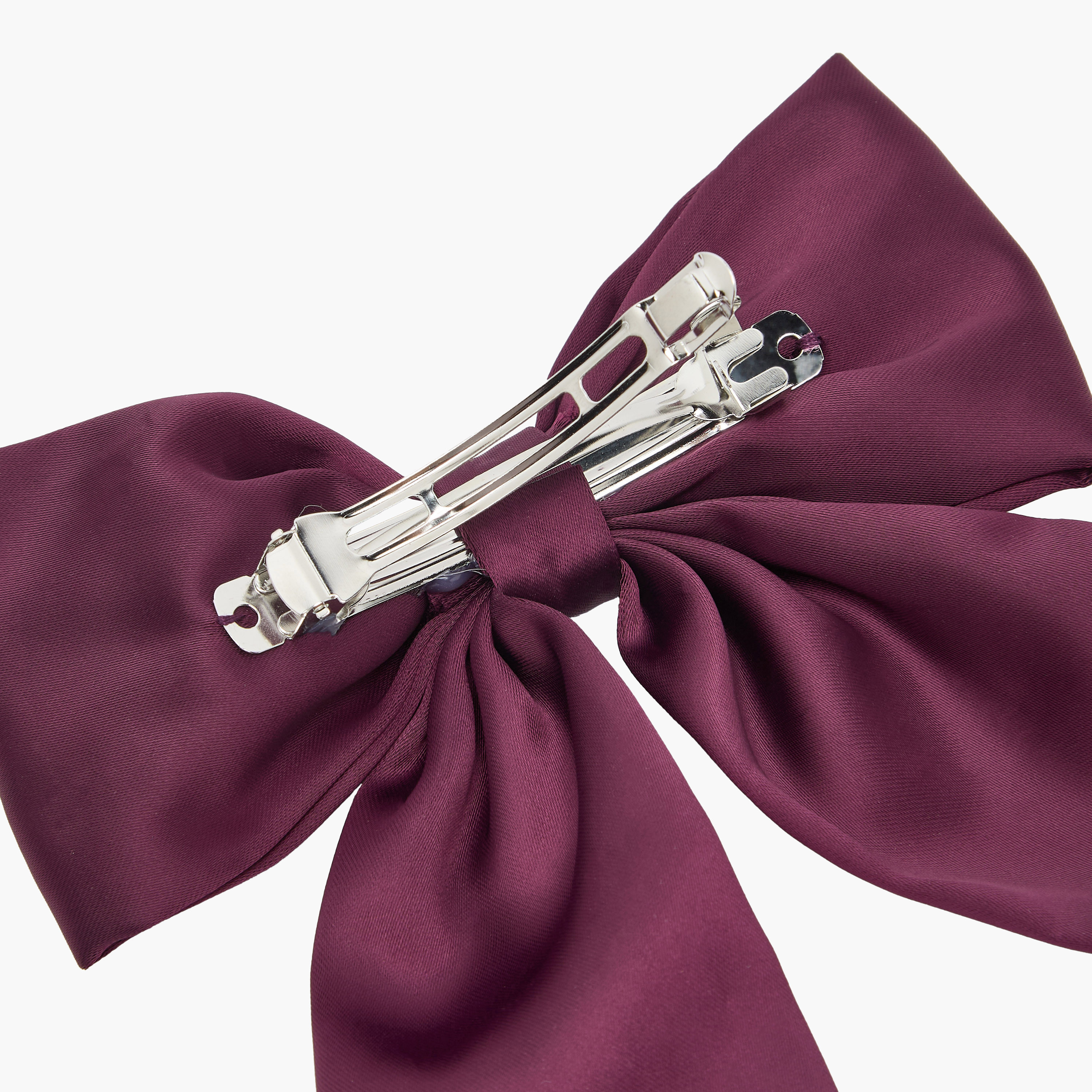 Bow Hair Clip with Buckle-women-hairaccessories-clips-image-4