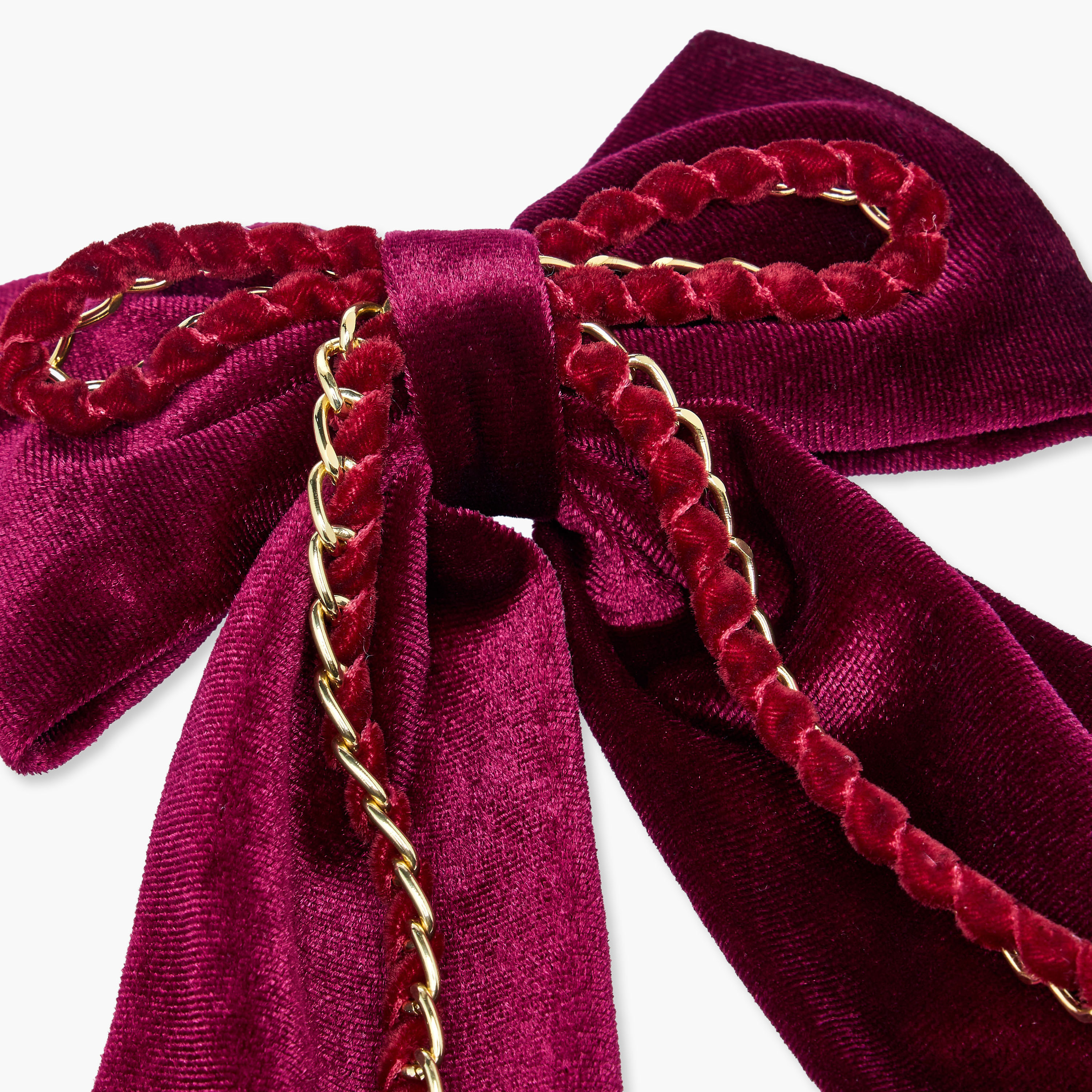 مشبك شعر فيونكة مزينة بسلسلة-women-hairaccessories-clips-image-2