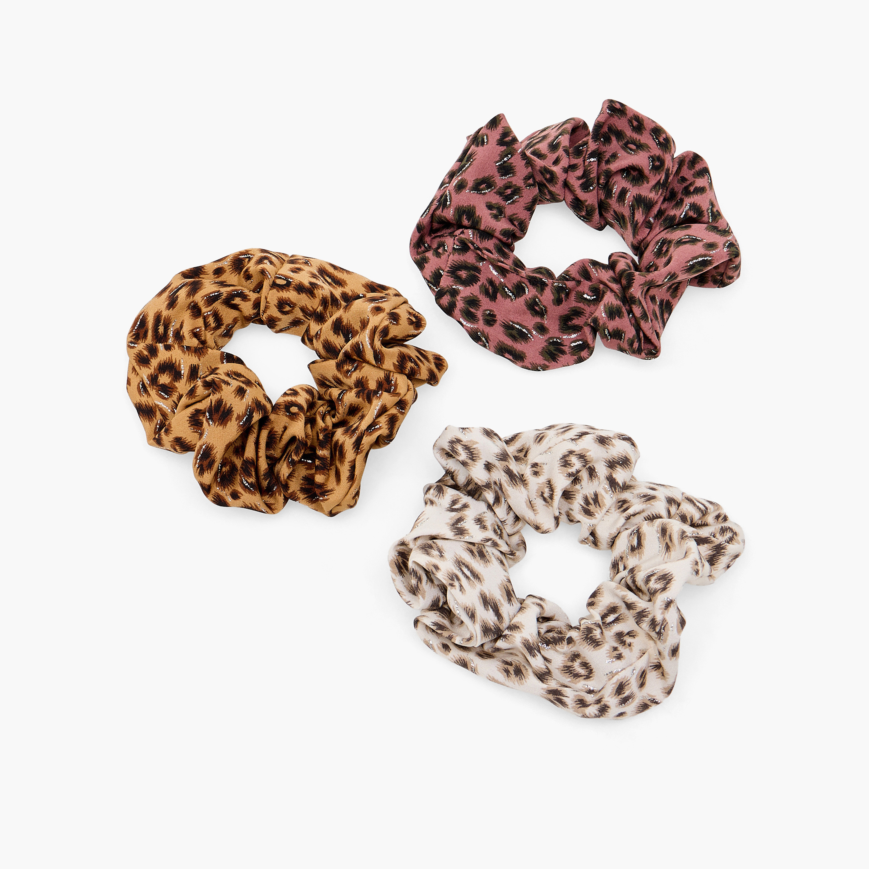 Pack of 3 Hair Scrunchie-women-hairaccessories-scrunchies-image-3