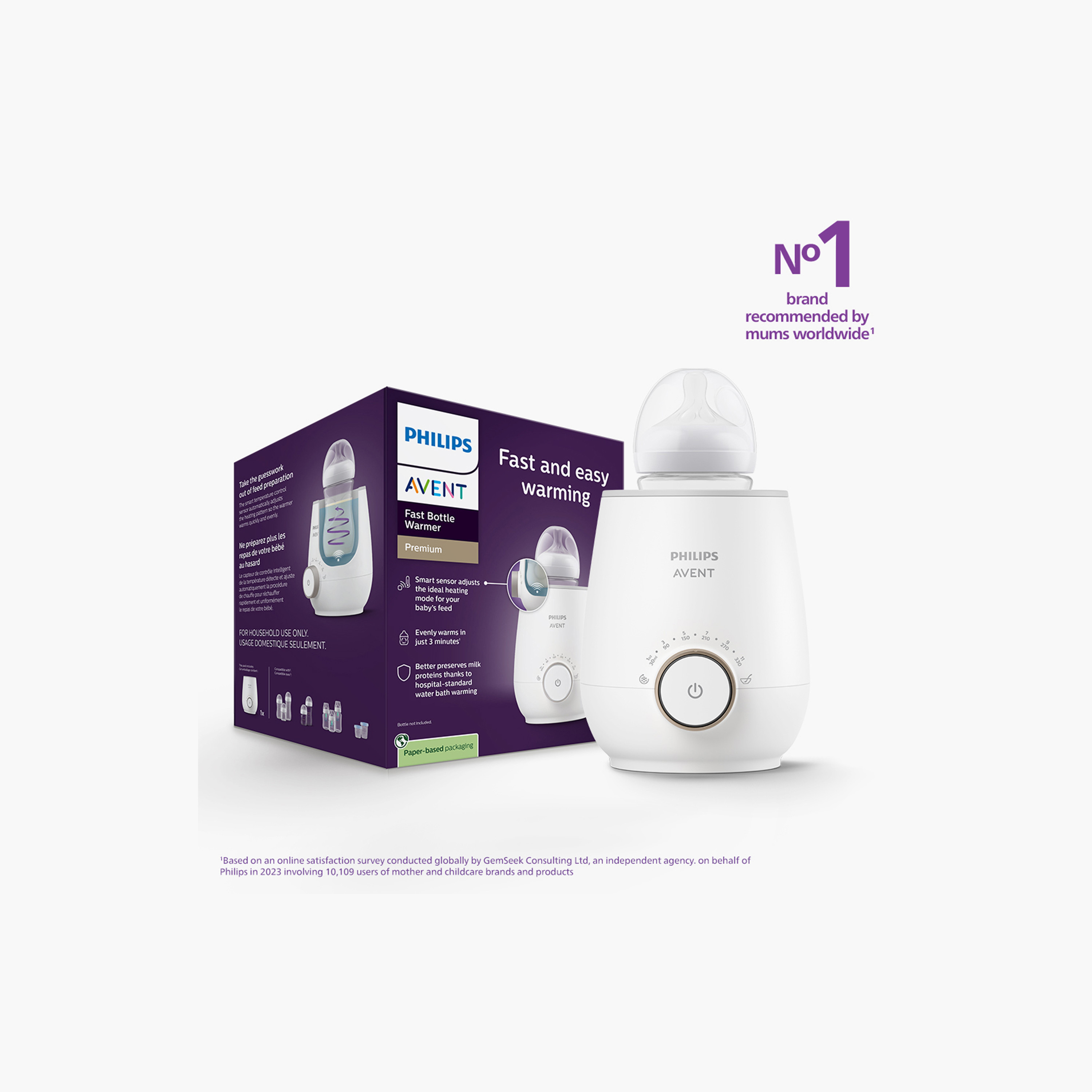 Philips Avent Breastfeeding Advanced Kit with Rechargeable Pump + FREE Bottle Warmer-baby-feeding-breastfeedingandcare-image-9