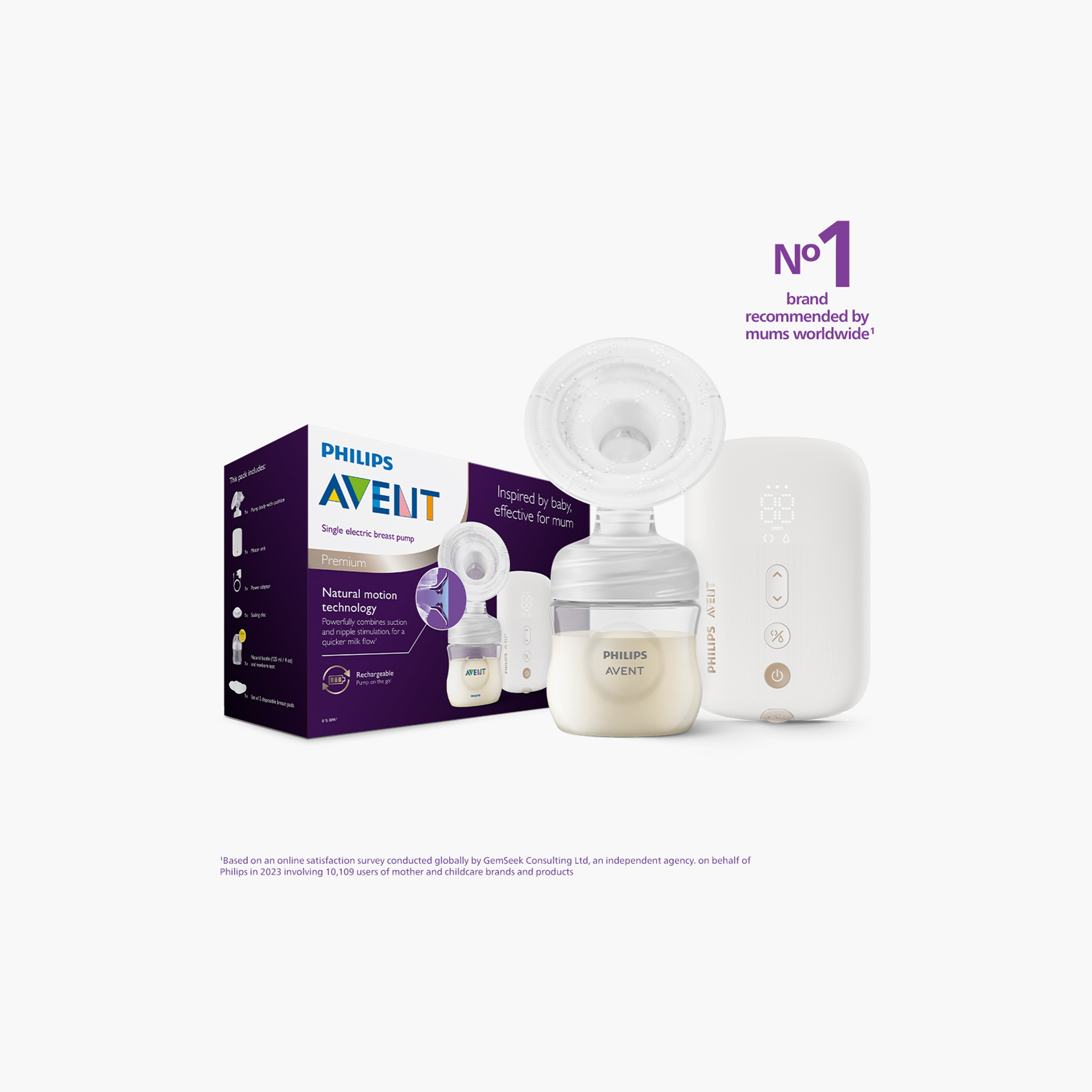 Philips Avent Breastfeeding Advanced Kit with Rechargeable Pump + FREE Bottle Warmer-baby-feeding-breastfeedingandcare-image-10