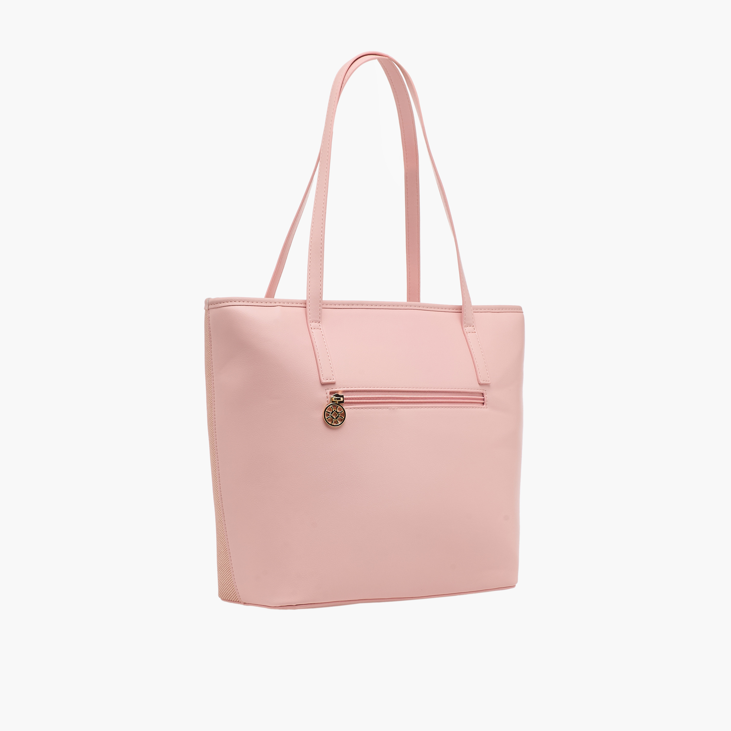 Sasha Textured Tote Bag with Charm-women-bagsandwallets-handbags-image-4
