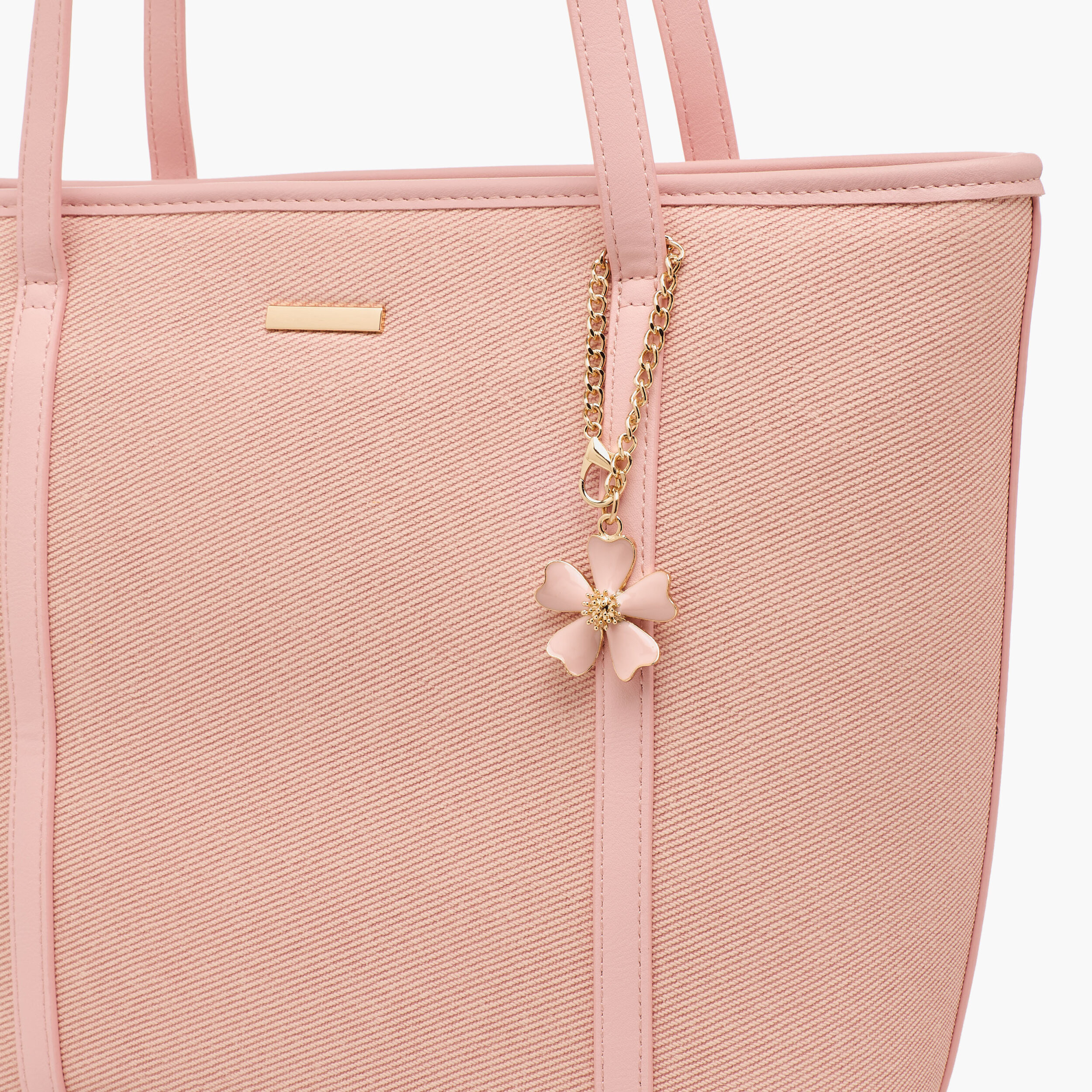 Sasha Textured Tote Bag with Charm-women-bagsandwallets-handbags-image-5
