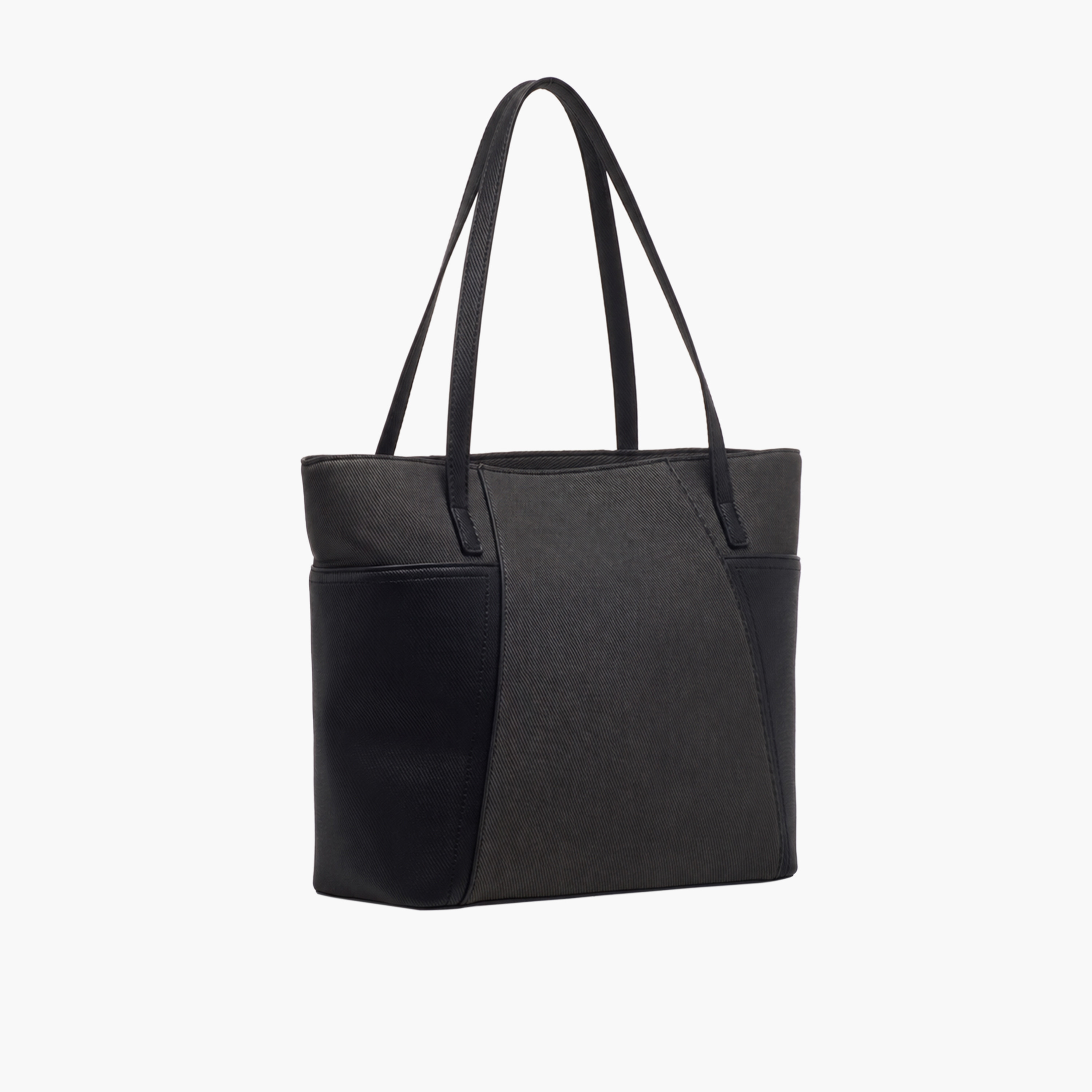 Sasha Textured Tote Bag with Charm-women-bagsandwallets-handbags-image-3